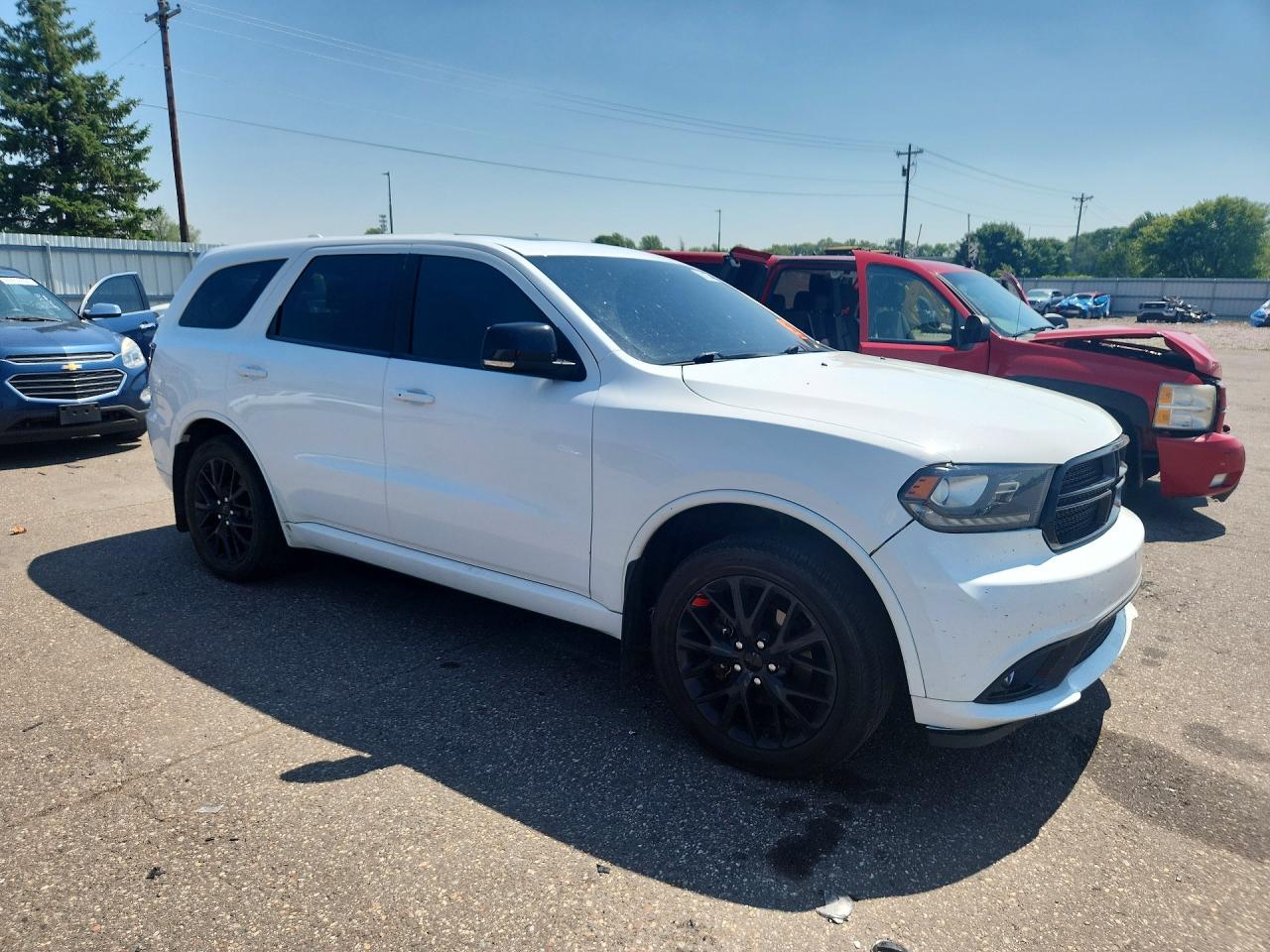 2015 Dodge Durango Limited White vin: 1C4RDJDG1FC176037