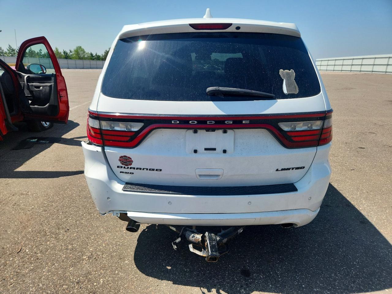 2015 Dodge Durango Limited White vin: 1C4RDJDG1FC176037