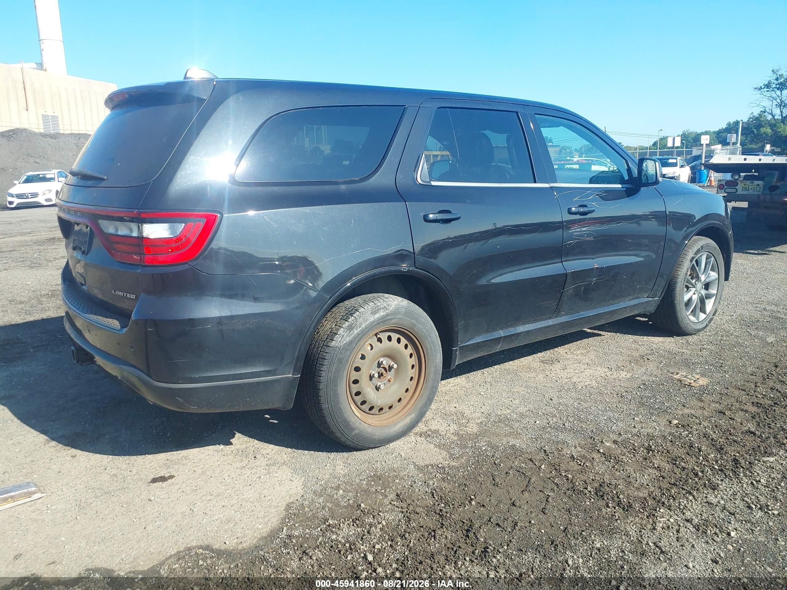 2015 Dodge Durango Limited Black vin: 1C4RDJDG1FC715191