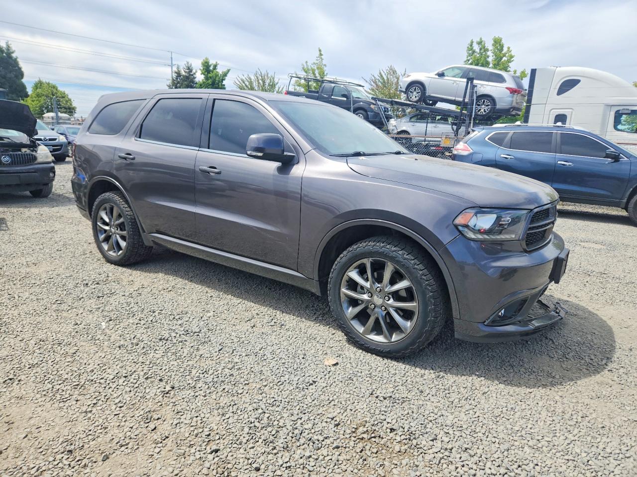 2015 Dodge Durango Limited Gray vin: 1C4RDJDG1FC730256