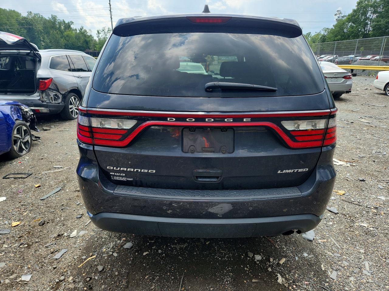 2015 Dodge Durango Limited Синий vin: 1C4RDJDG1FC880870