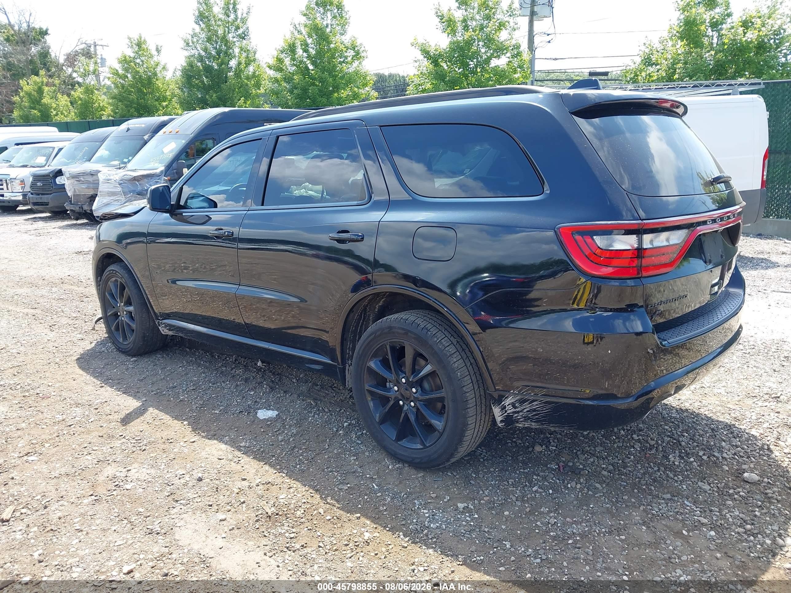 2018 Dodge Durango Gt Awd Black vin: 1C4RDJDG1JC150451
