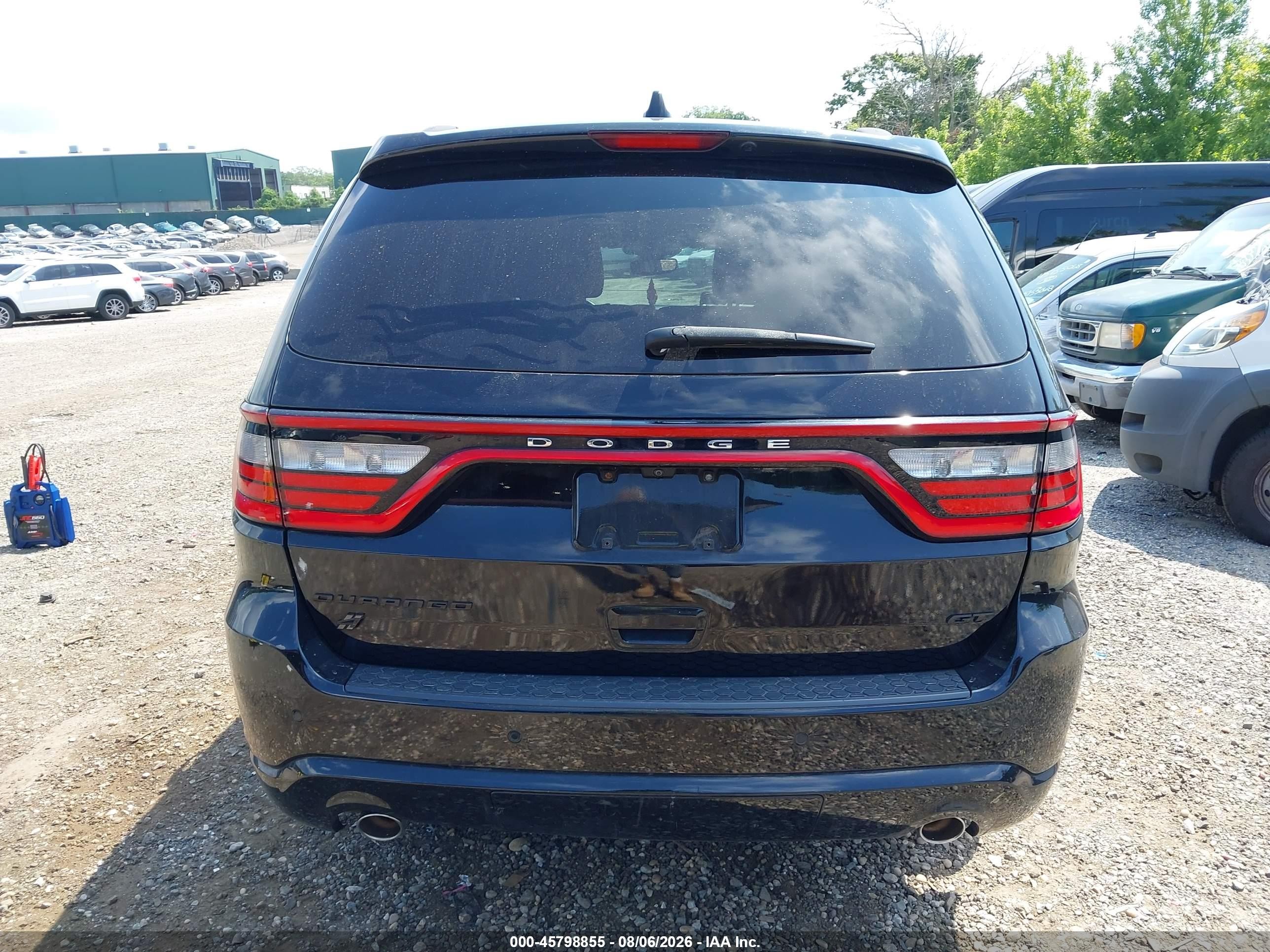 2018 Dodge Durango Gt Awd Black vin: 1C4RDJDG1JC150451