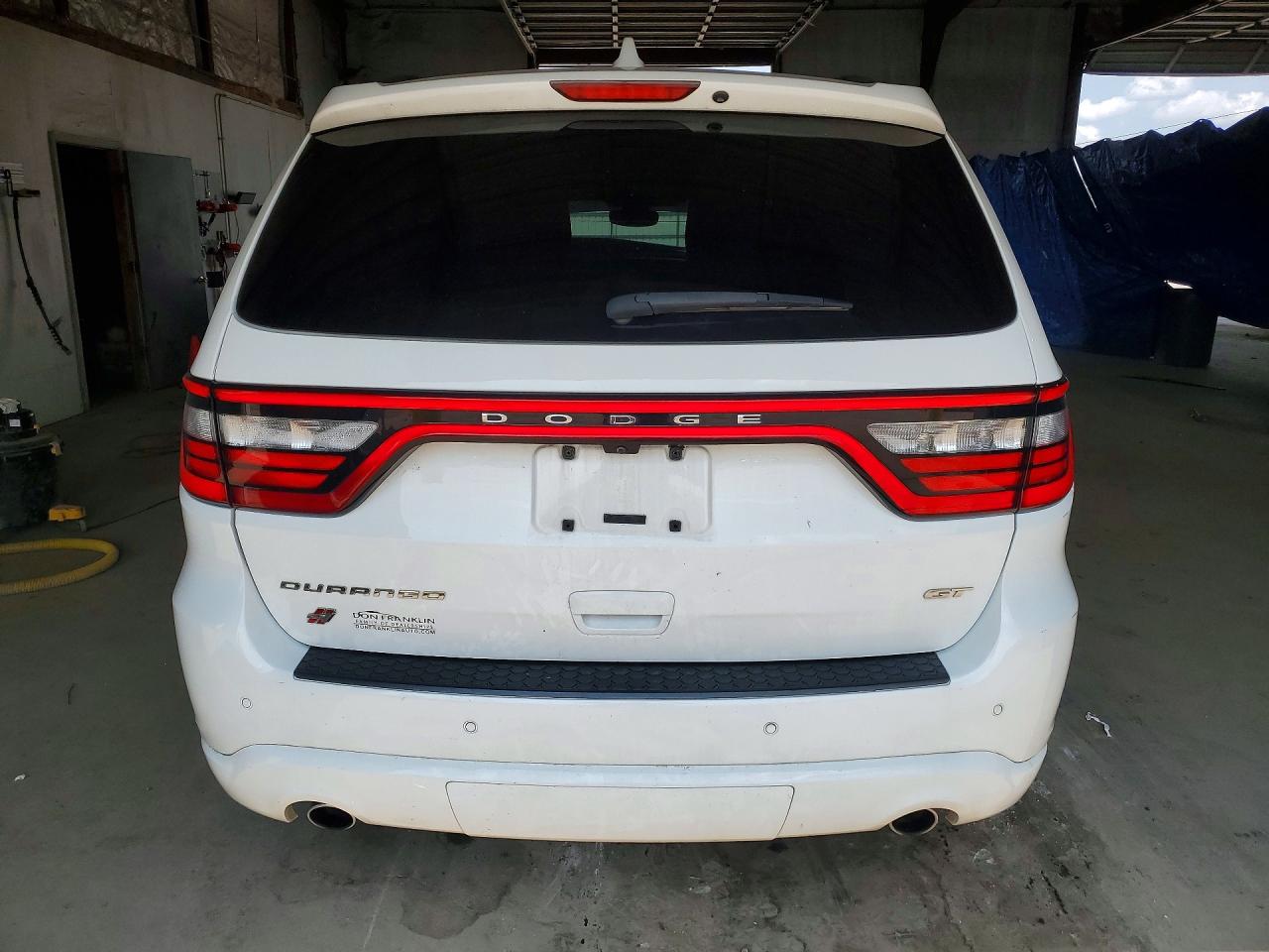 2020 Dodge Durango Gt White vin: 1C4RDJDG1LC229623