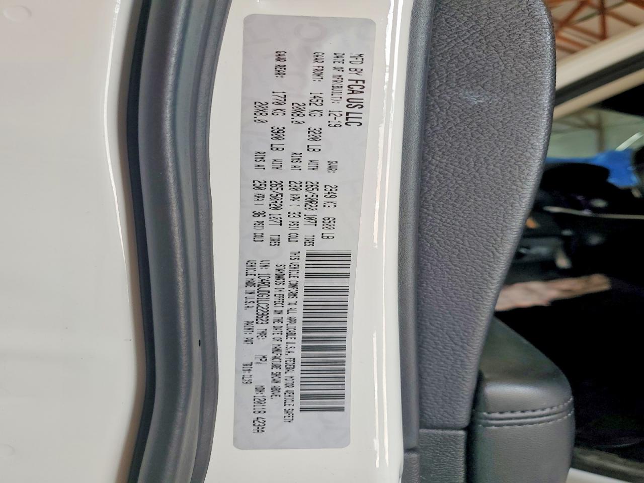 2020 Dodge Durango Gt White vin: 1C4RDJDG1LC229623