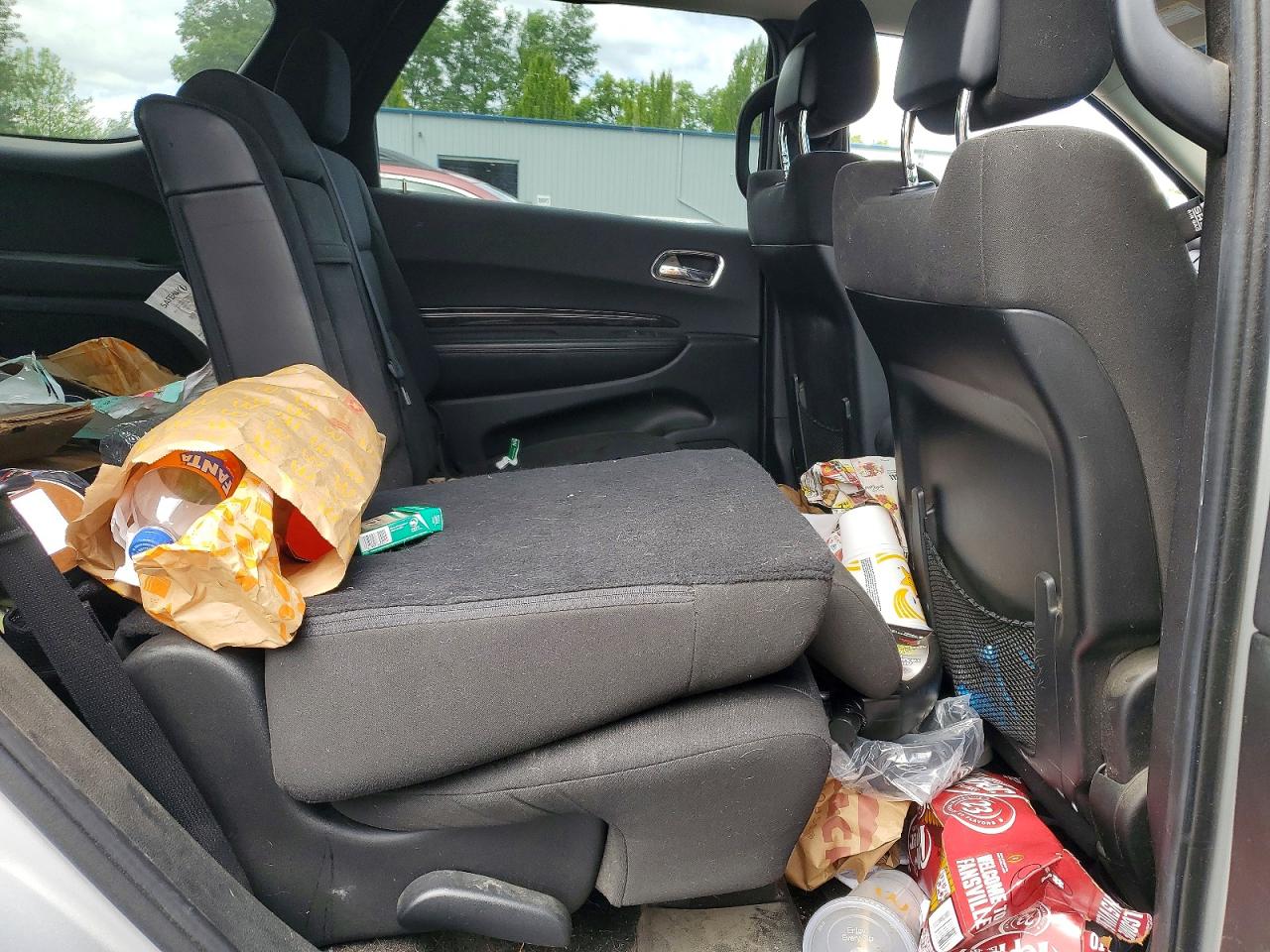 2012 Dodge Durango Crew Silver vin: 1C4RDJDG2CC107479