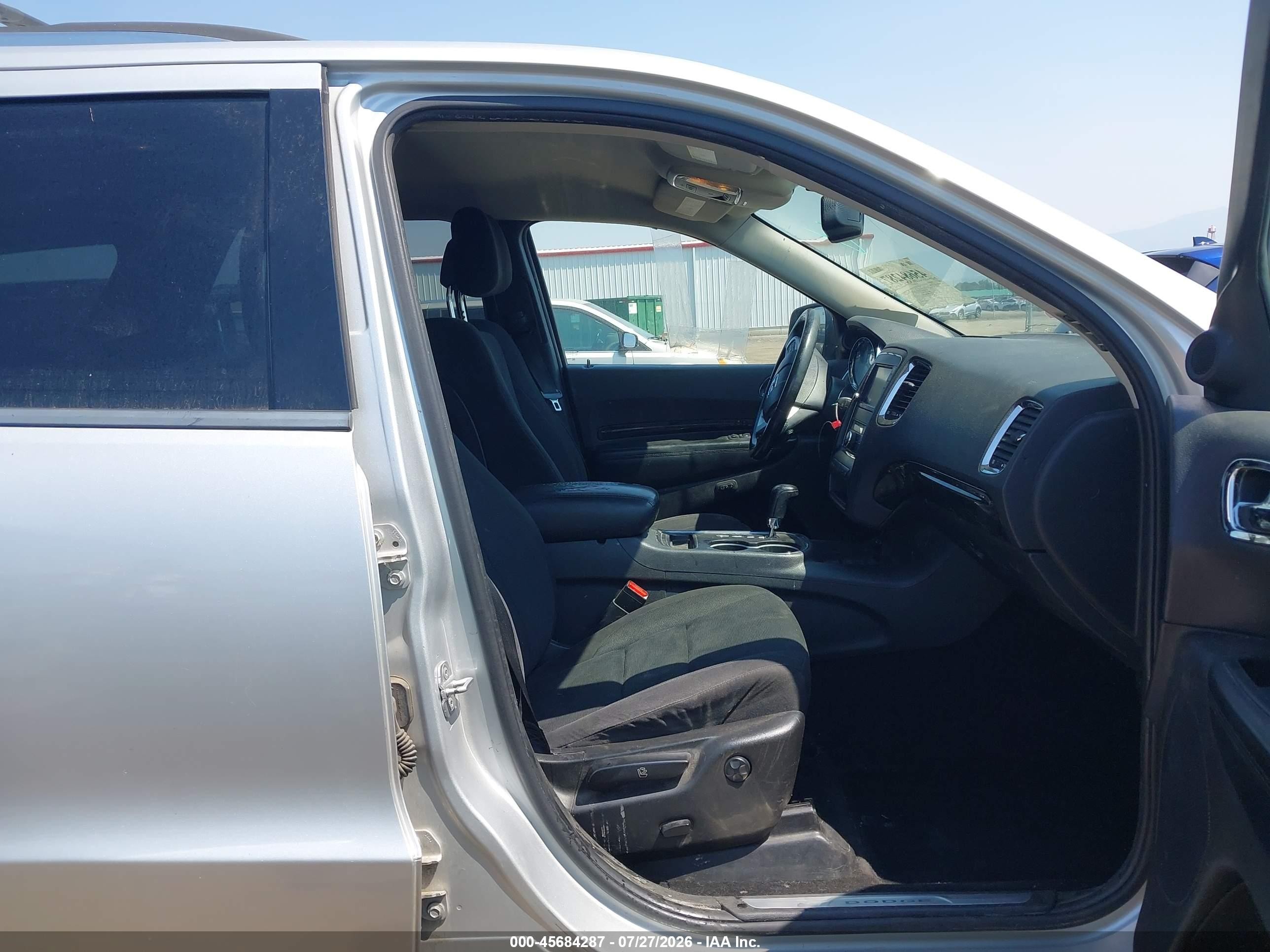 2012 Dodge Durango Crew Silver vin: 1C4RDJDG2CC152941