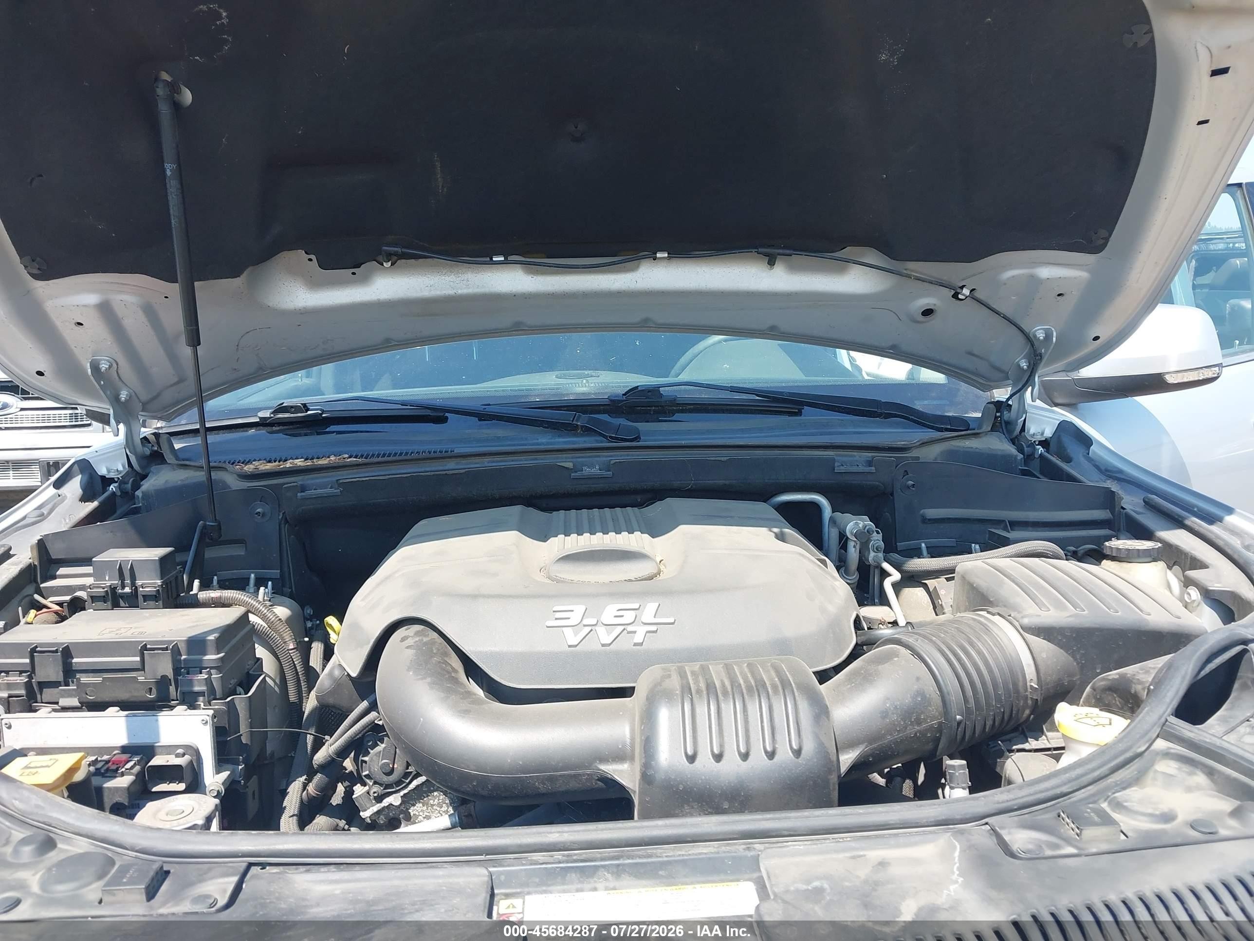 2012 Dodge Durango Crew Silver vin: 1C4RDJDG2CC152941