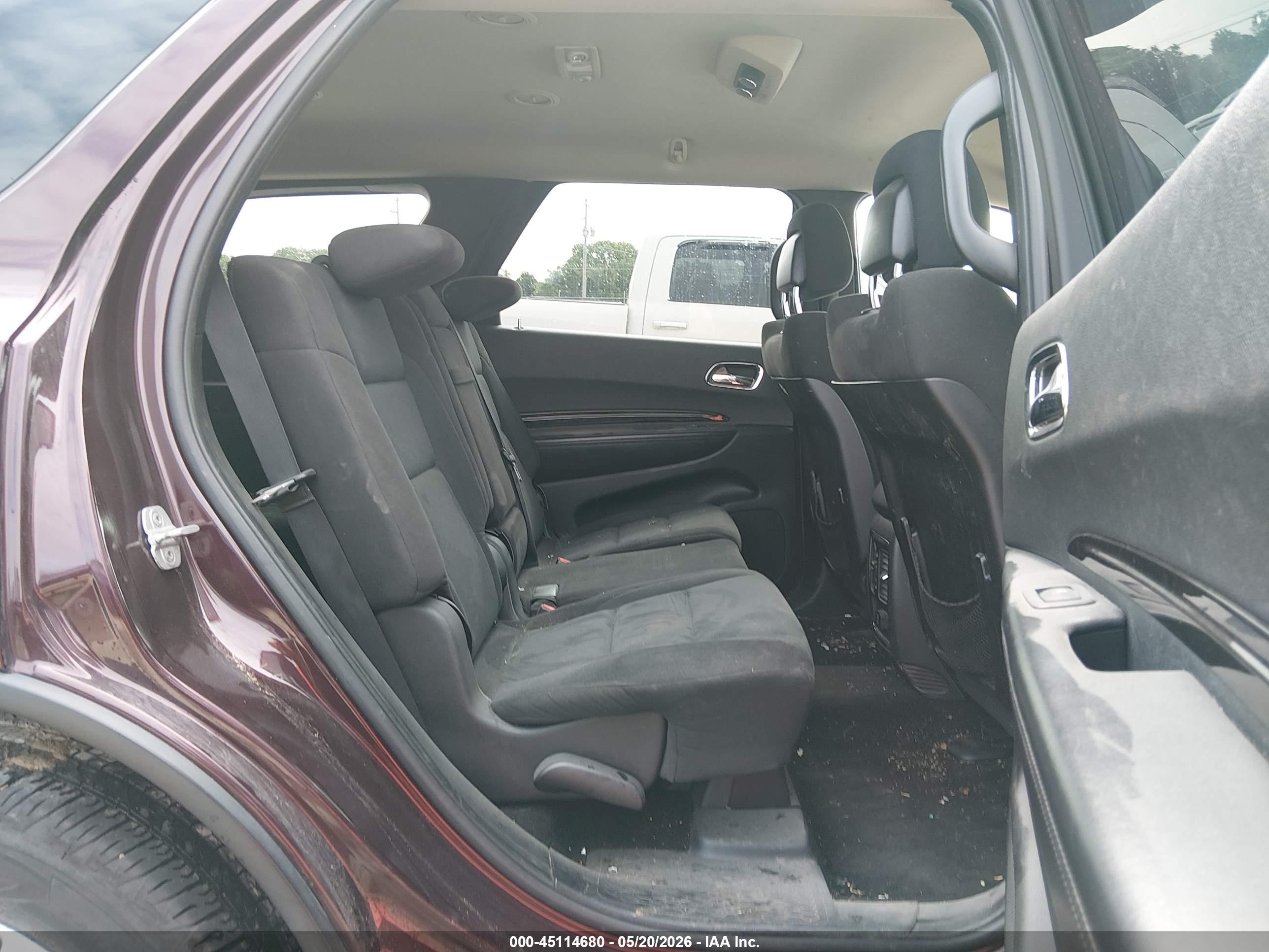 2012 Dodge Durango Crew Burgundy vin: 1C4RDJDG2CC322070