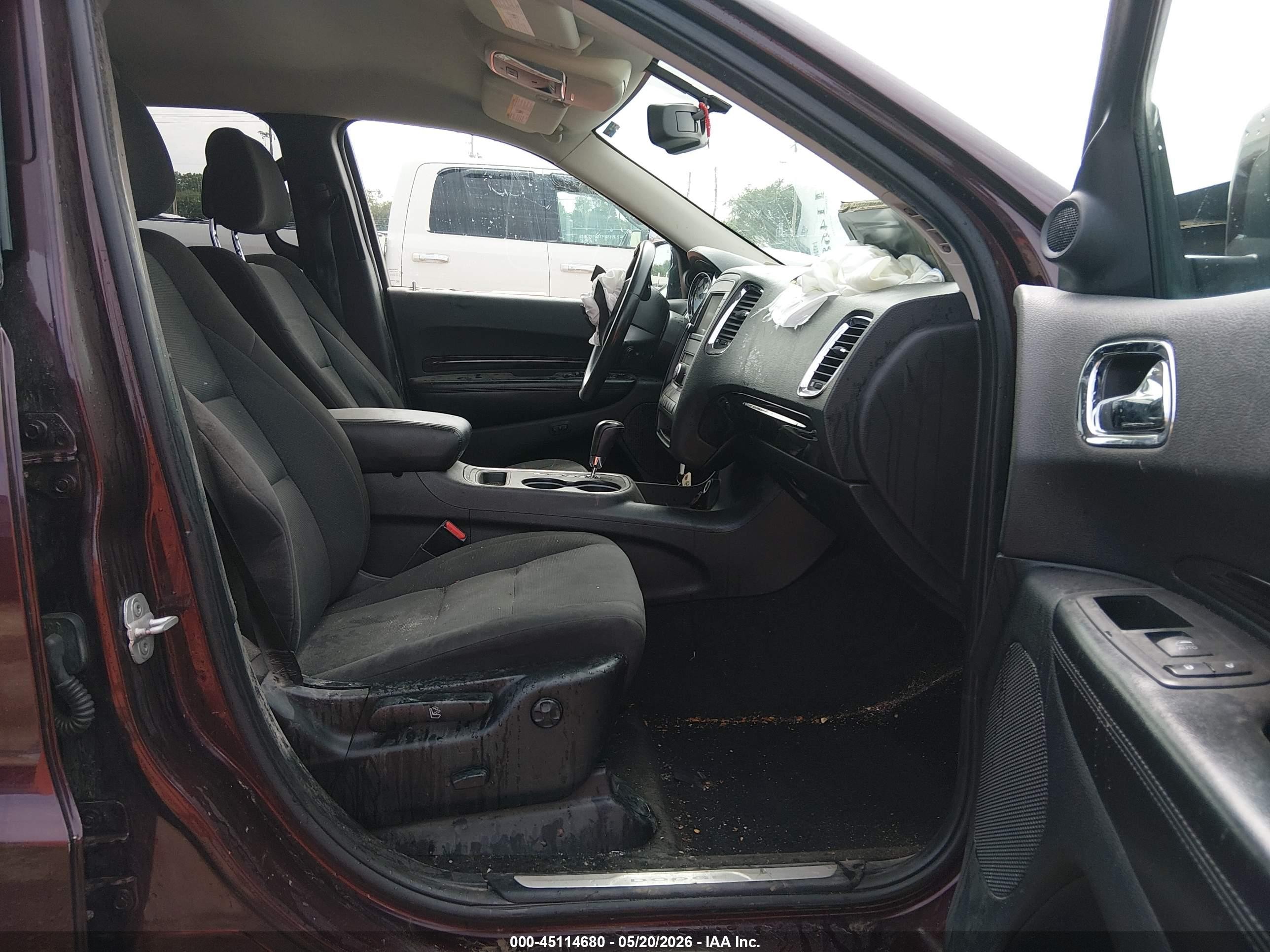 2012 Dodge Durango Crew Burgundy vin: 1C4RDJDG2CC322070