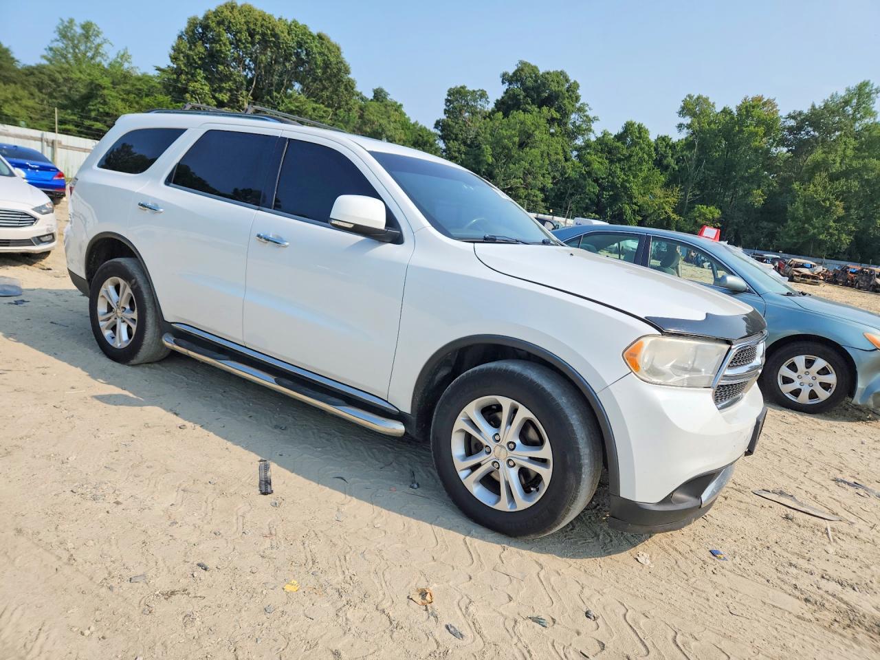 2013 Dodge Durango Crew White vin: 1C4RDJDG2DC643771