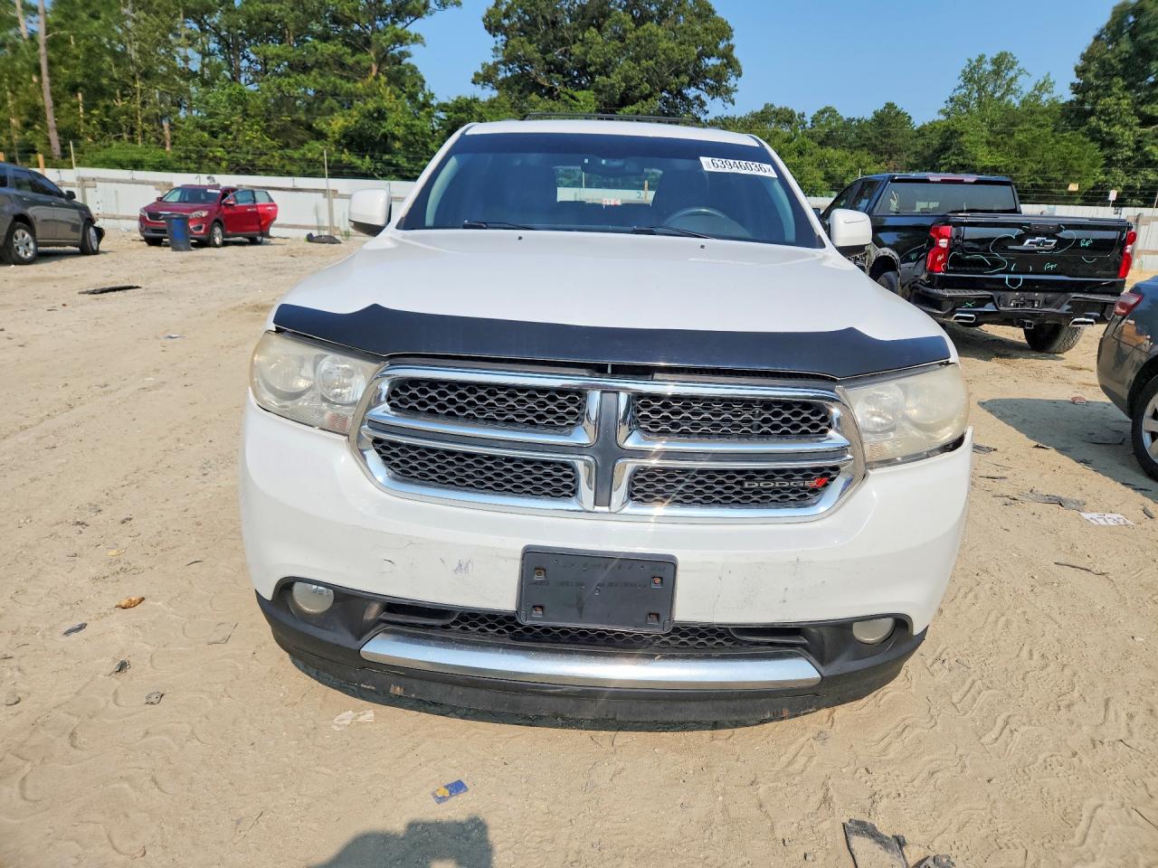 2013 Dodge Durango Crew White vin: 1C4RDJDG2DC643771