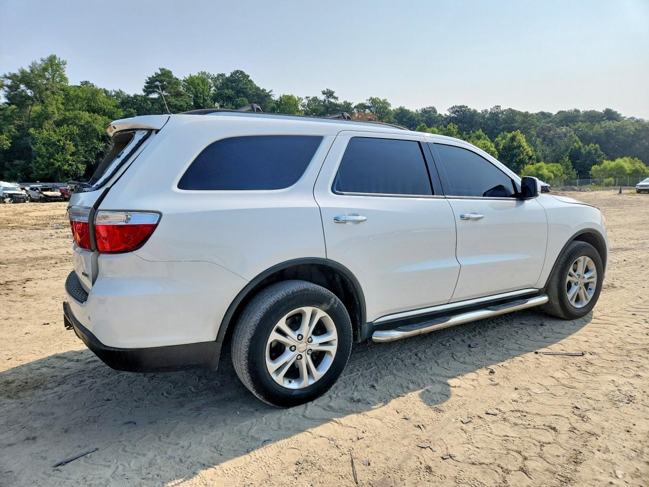2013 Dodge Durango Crew White vin: 1C4RDJDG2DC643771