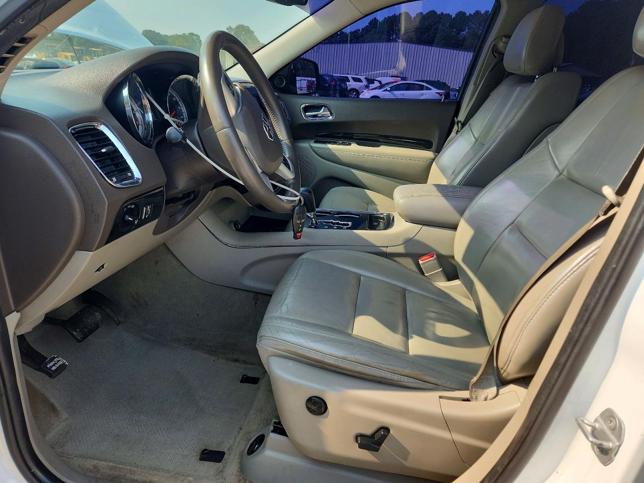 2013 Dodge Durango Crew White vin: 1C4RDJDG2DC643771