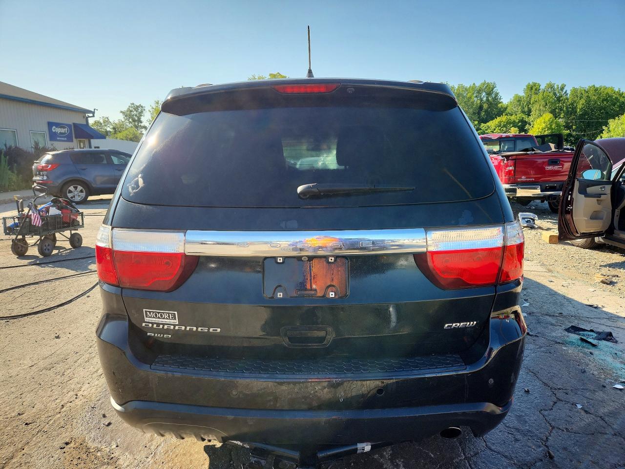 2013 Dodge Durango Crew Black vin: 1C4RDJDG2DC651692