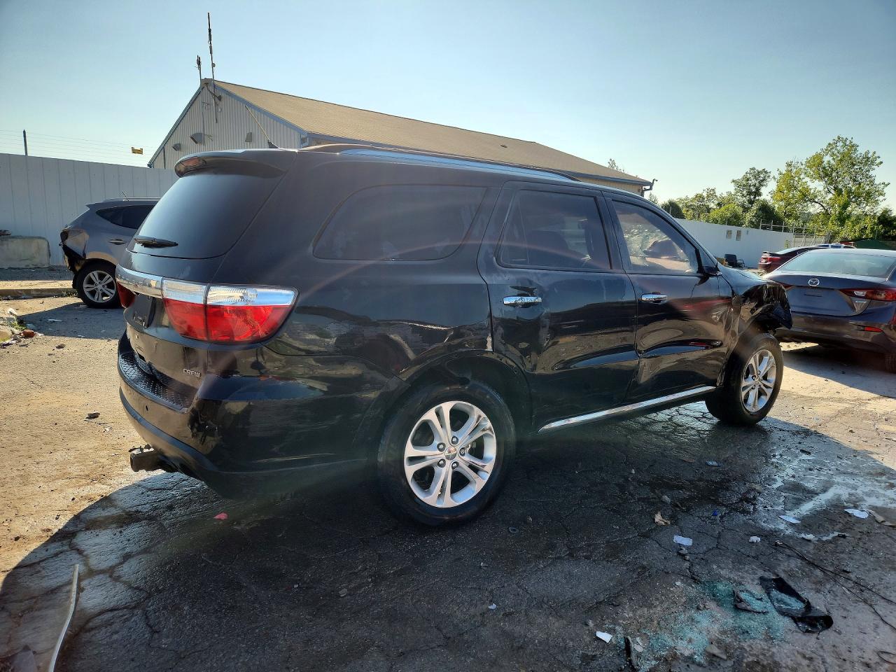 2013 Dodge Durango Crew Black vin: 1C4RDJDG2DC651692