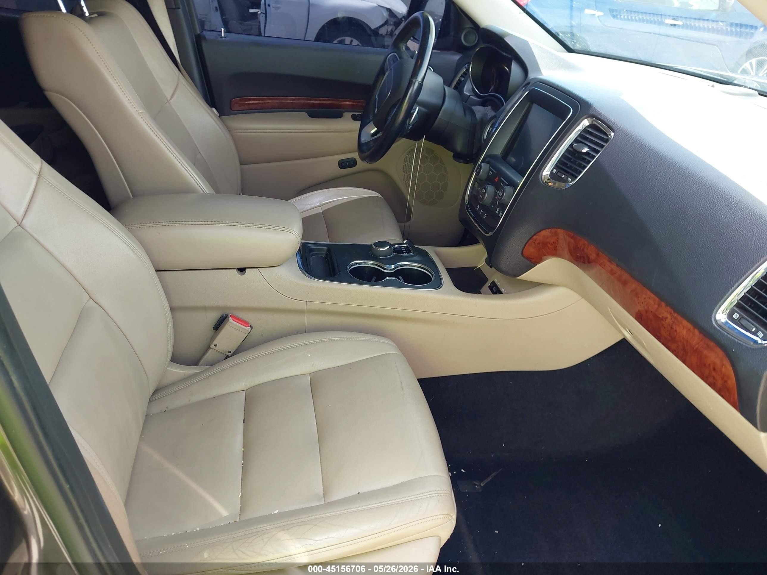 2014 Dodge Durango Limited Gray vin: 1C4RDJDG2EC306843