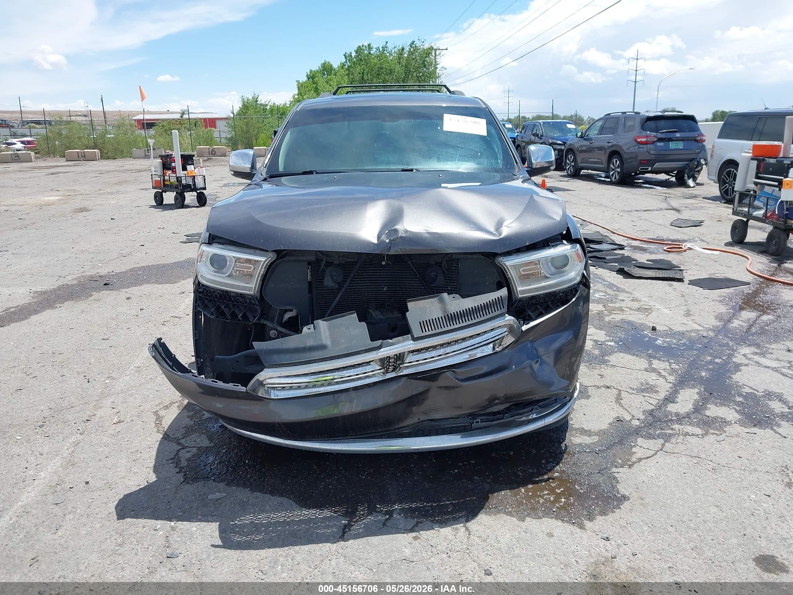 2014 Dodge Durango Limited Gray vin: 1C4RDJDG2EC306843