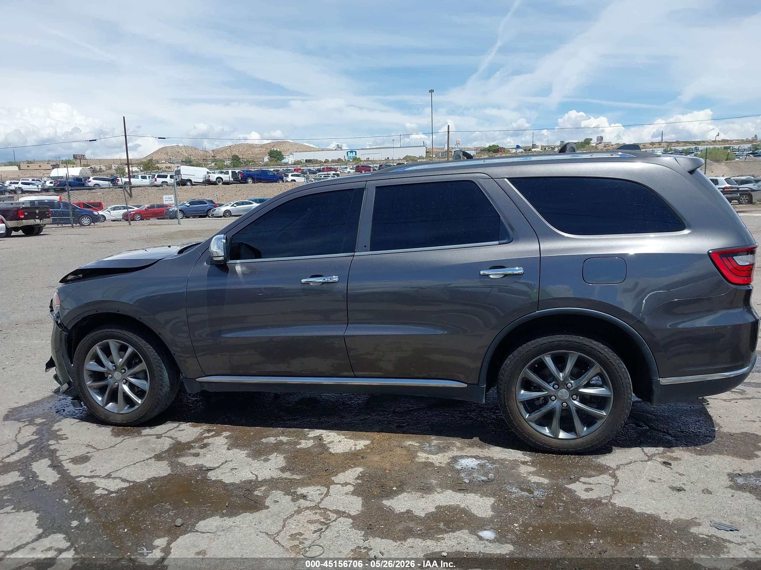 2014 Dodge Durango Limited Gray vin: 1C4RDJDG2EC306843