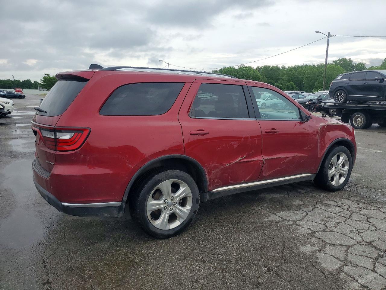 2014 Dodge Durango Limited Red vin: 1C4RDJDG2EC318572