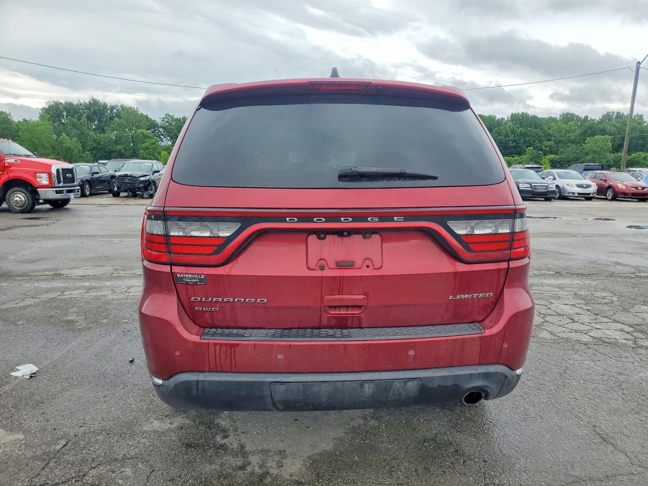 2014 Dodge Durango Limited Red vin: 1C4RDJDG2EC318572