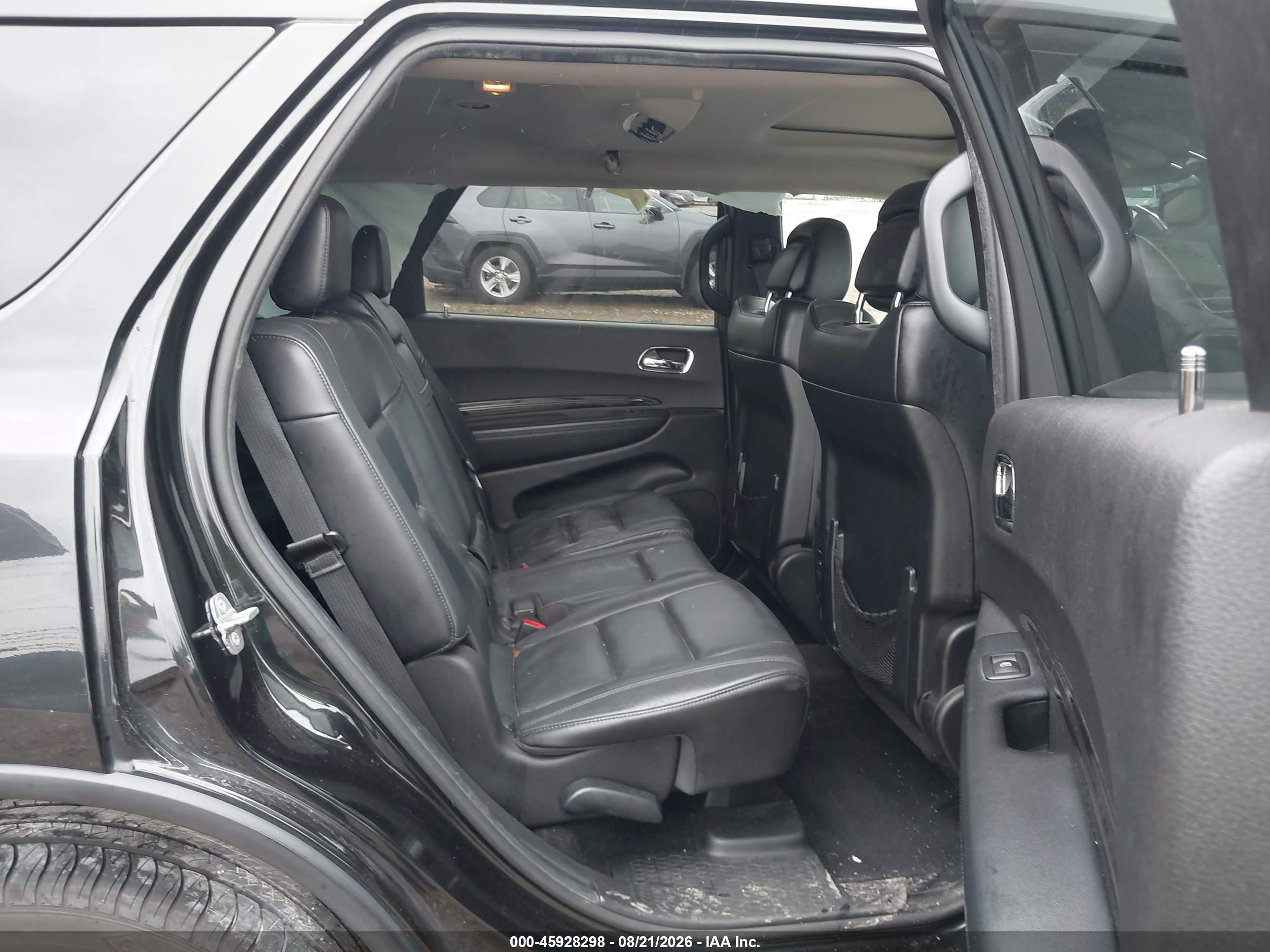 2014 Dodge Durango Limited Black vin: 1C4RDJDG2EC397208