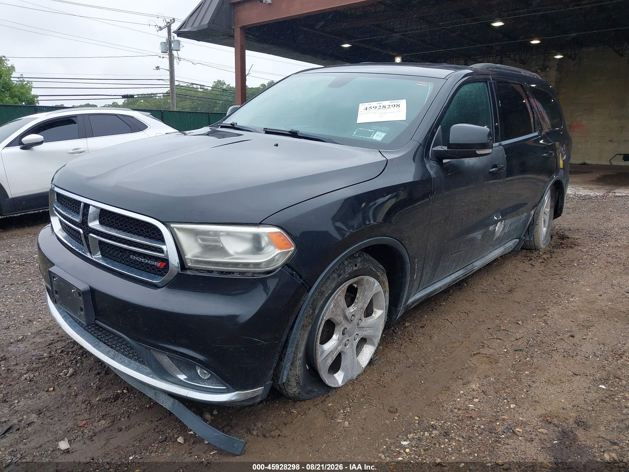 2014 Dodge Durango Limited Black vin: 1C4RDJDG2EC397208