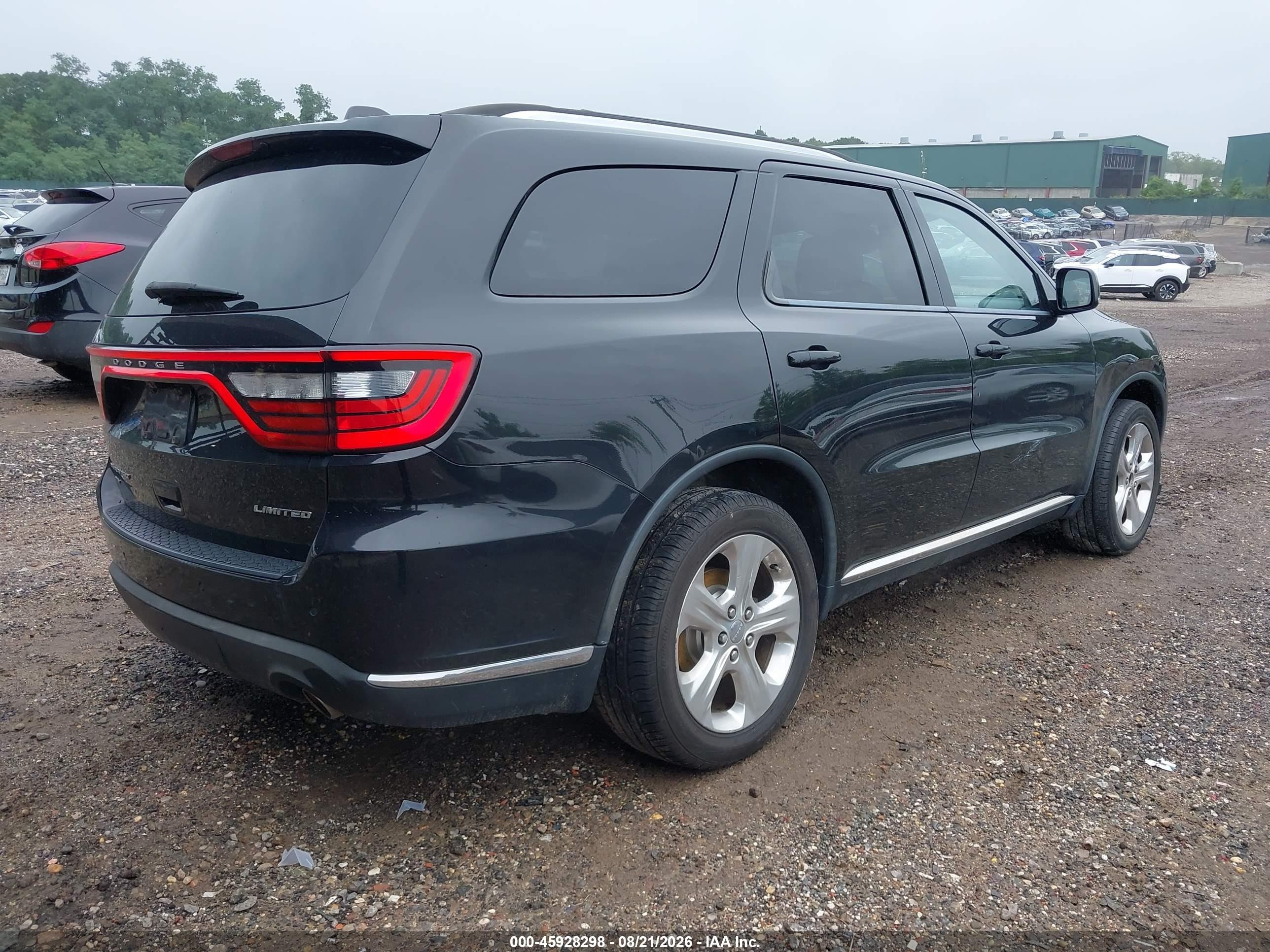 2014 Dodge Durango Limited Black vin: 1C4RDJDG2EC397208