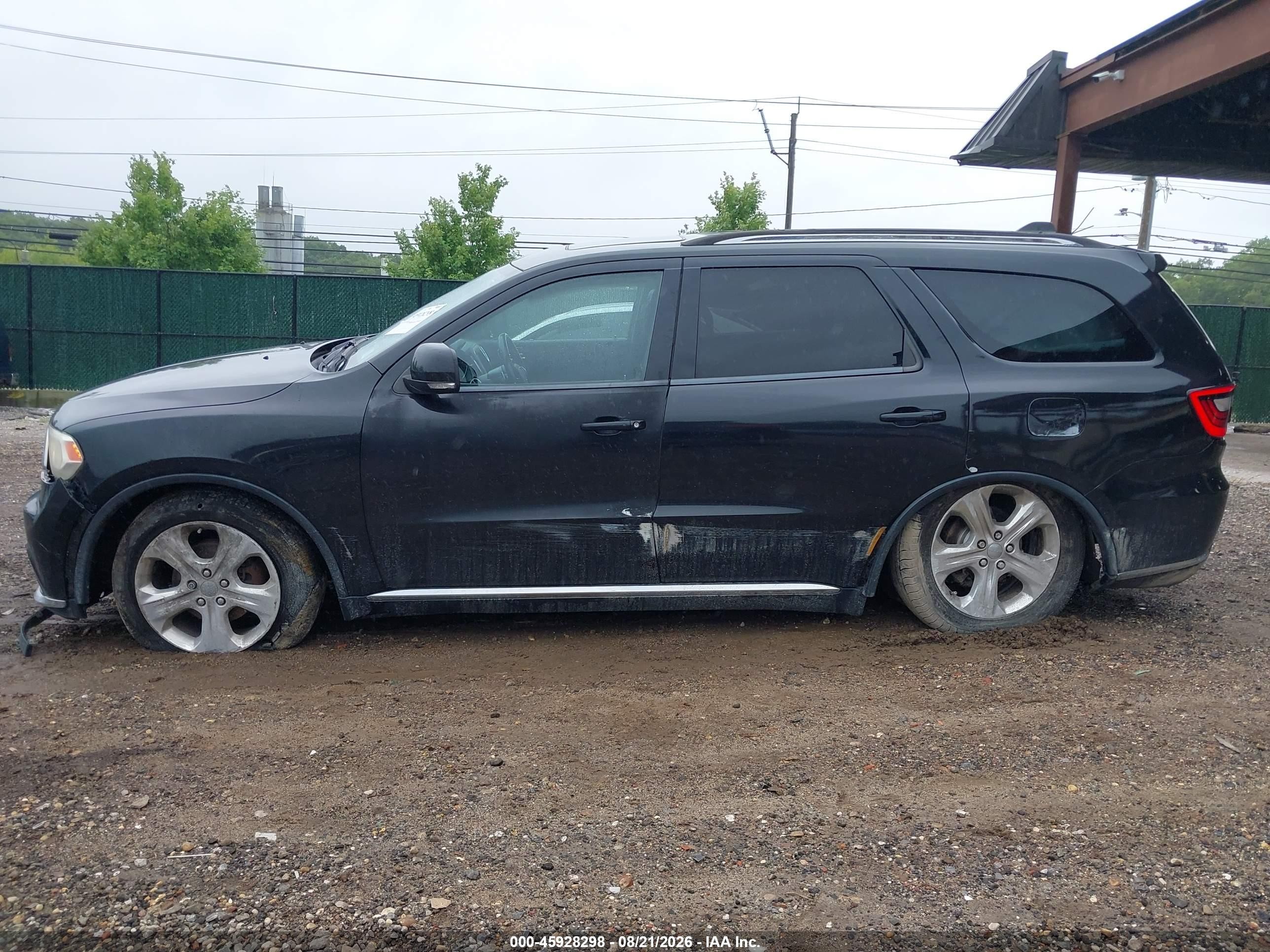 2014 Dodge Durango Limited Black vin: 1C4RDJDG2EC397208