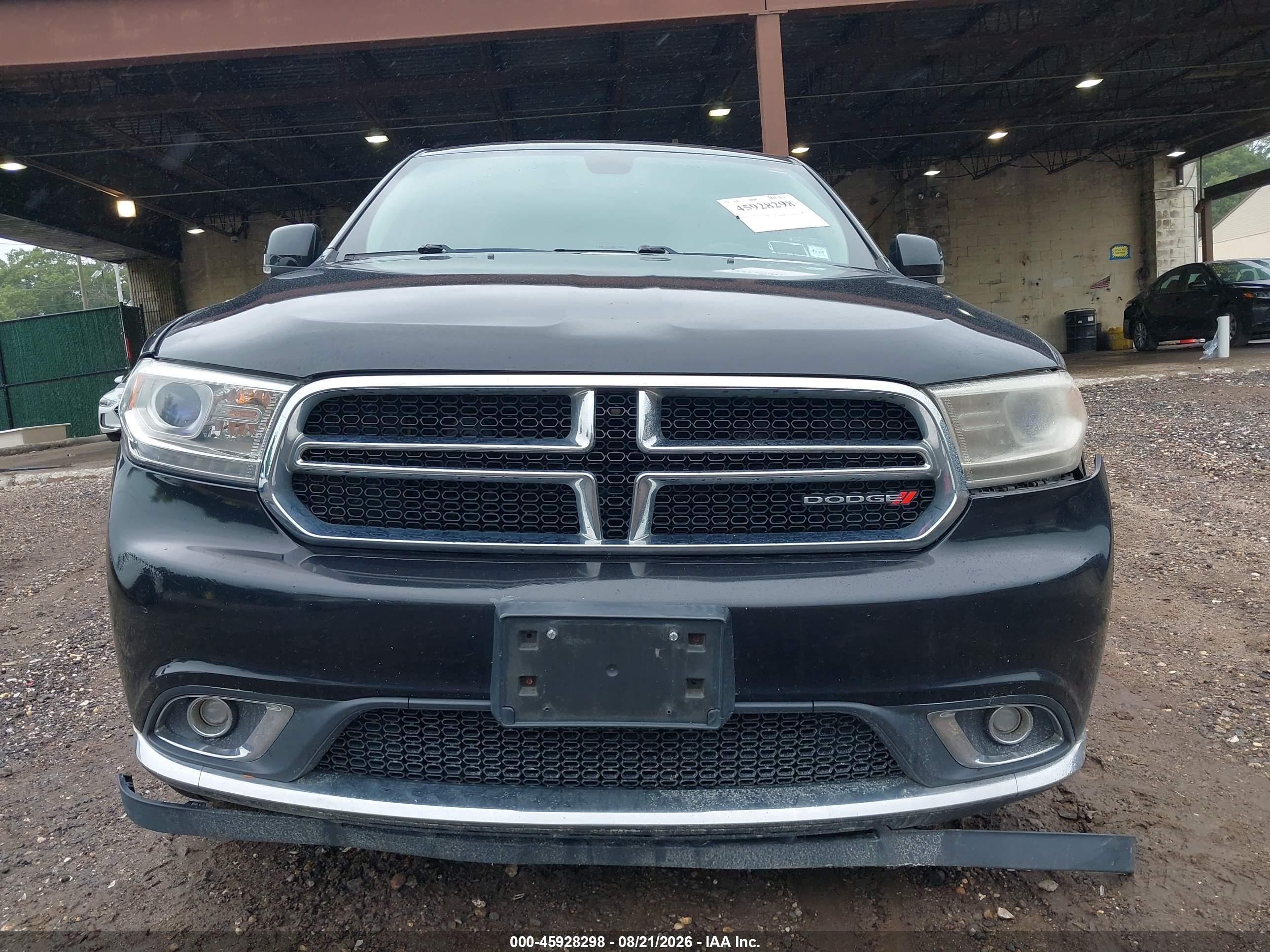 2014 Dodge Durango Limited Black vin: 1C4RDJDG2EC397208