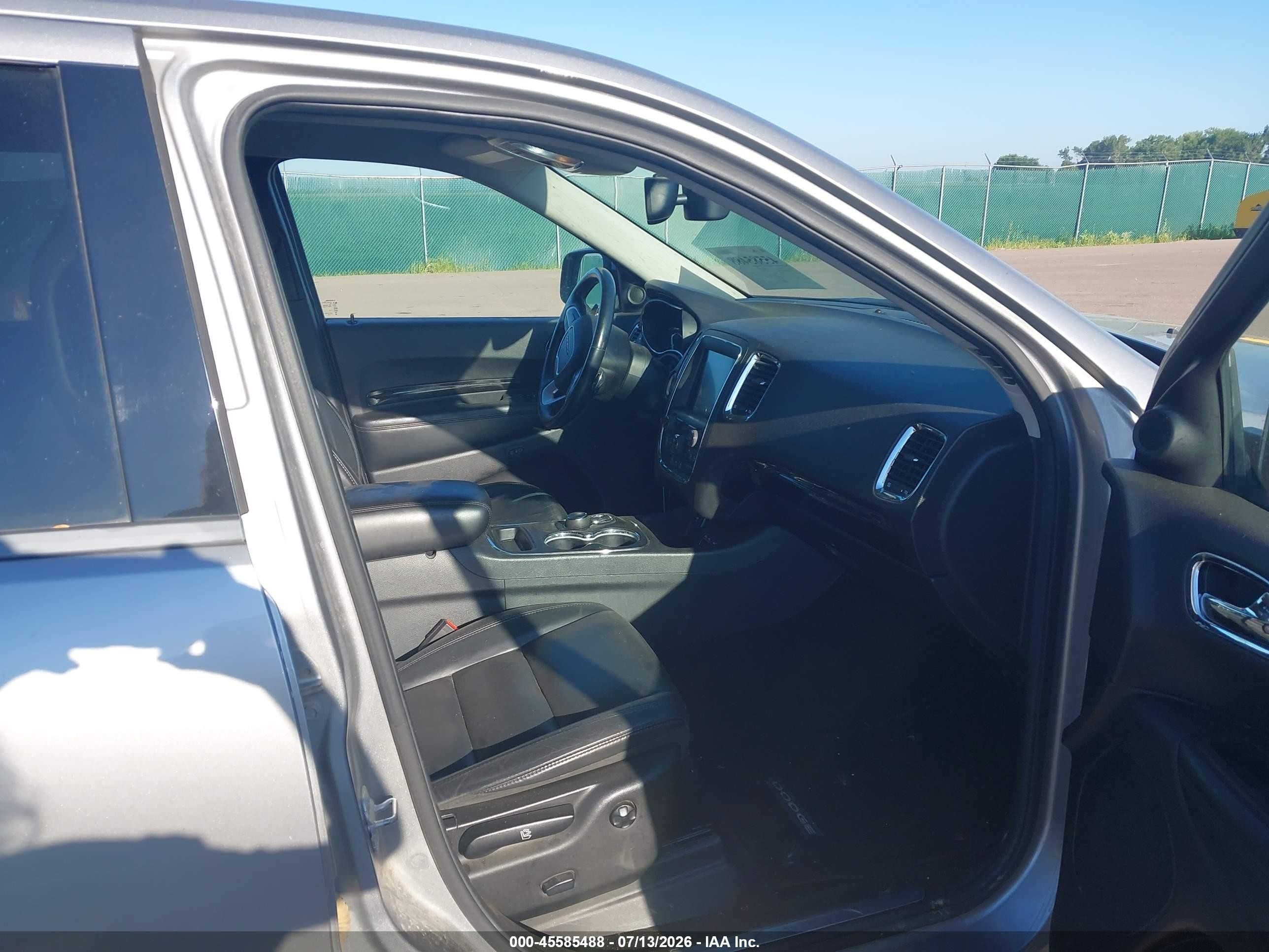 2014 Dodge Durango Limited Silver vin: 1C4RDJDG2EC481724