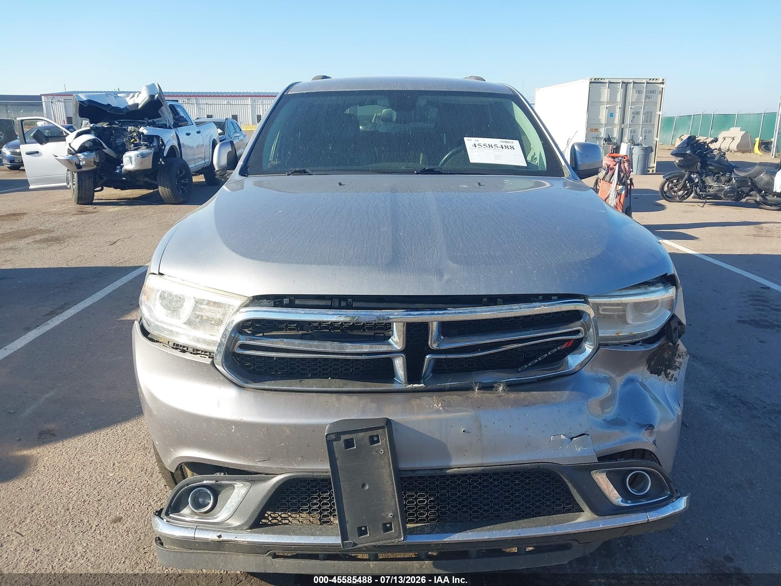 2014 Dodge Durango Limited Silver vin: 1C4RDJDG2EC481724