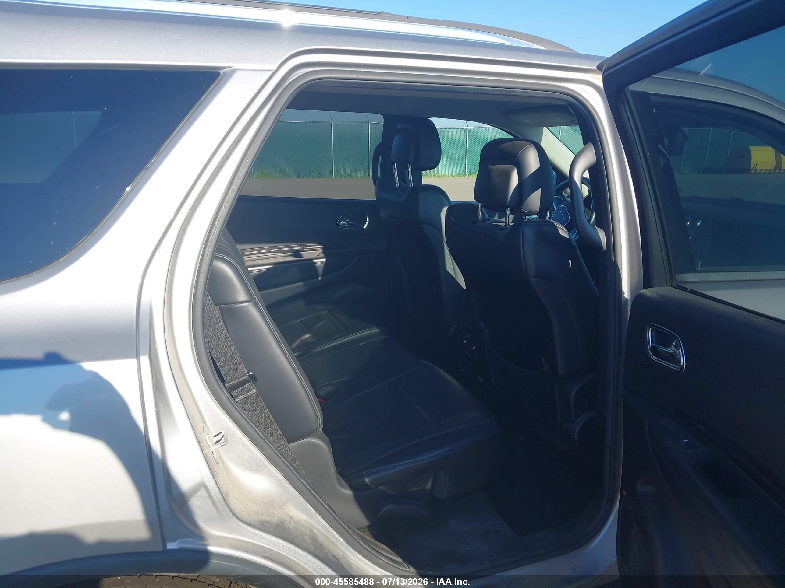 2014 Dodge Durango Limited Silver vin: 1C4RDJDG2EC481724