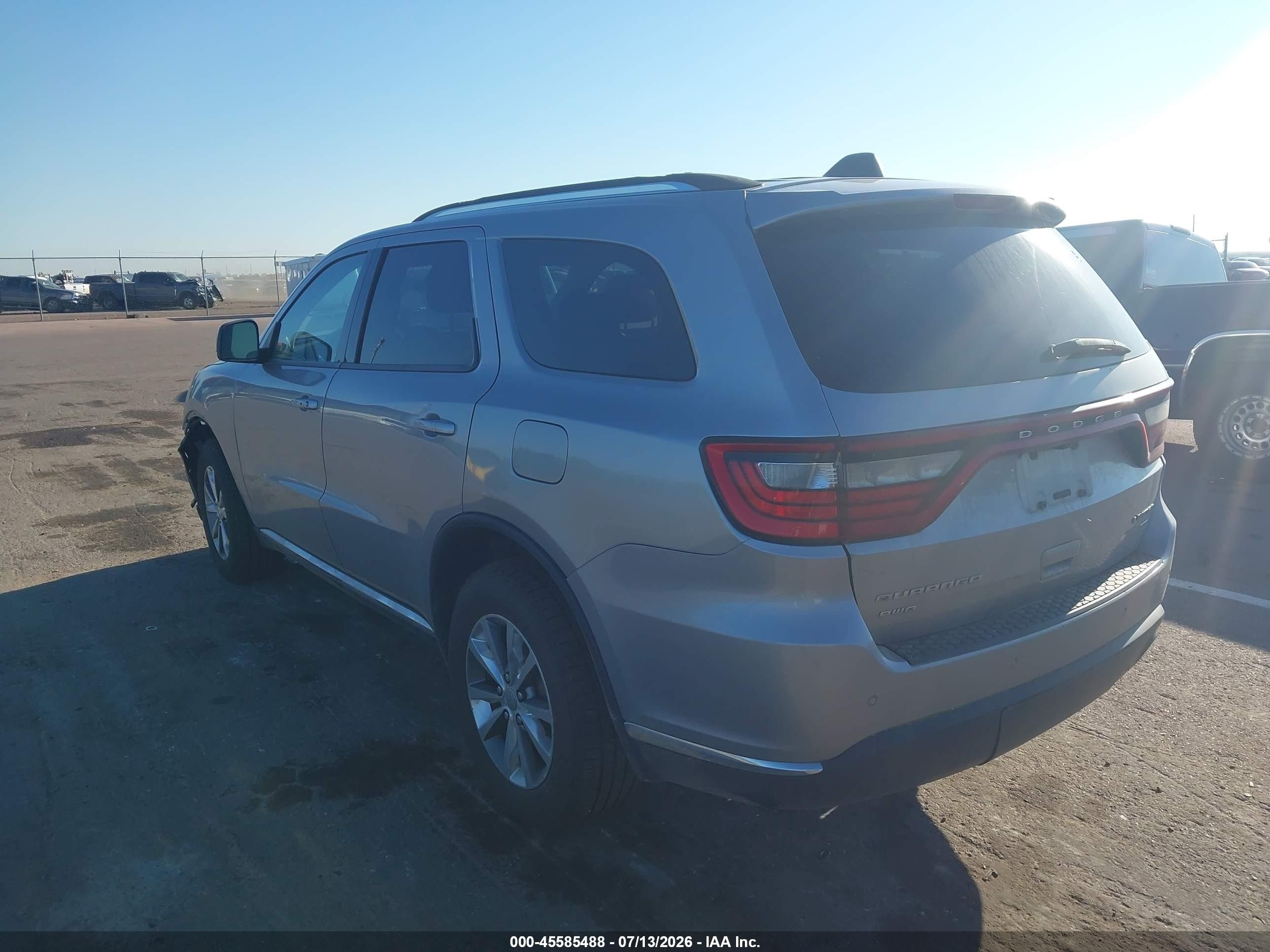2014 Dodge Durango Limited Silver vin: 1C4RDJDG2EC481724