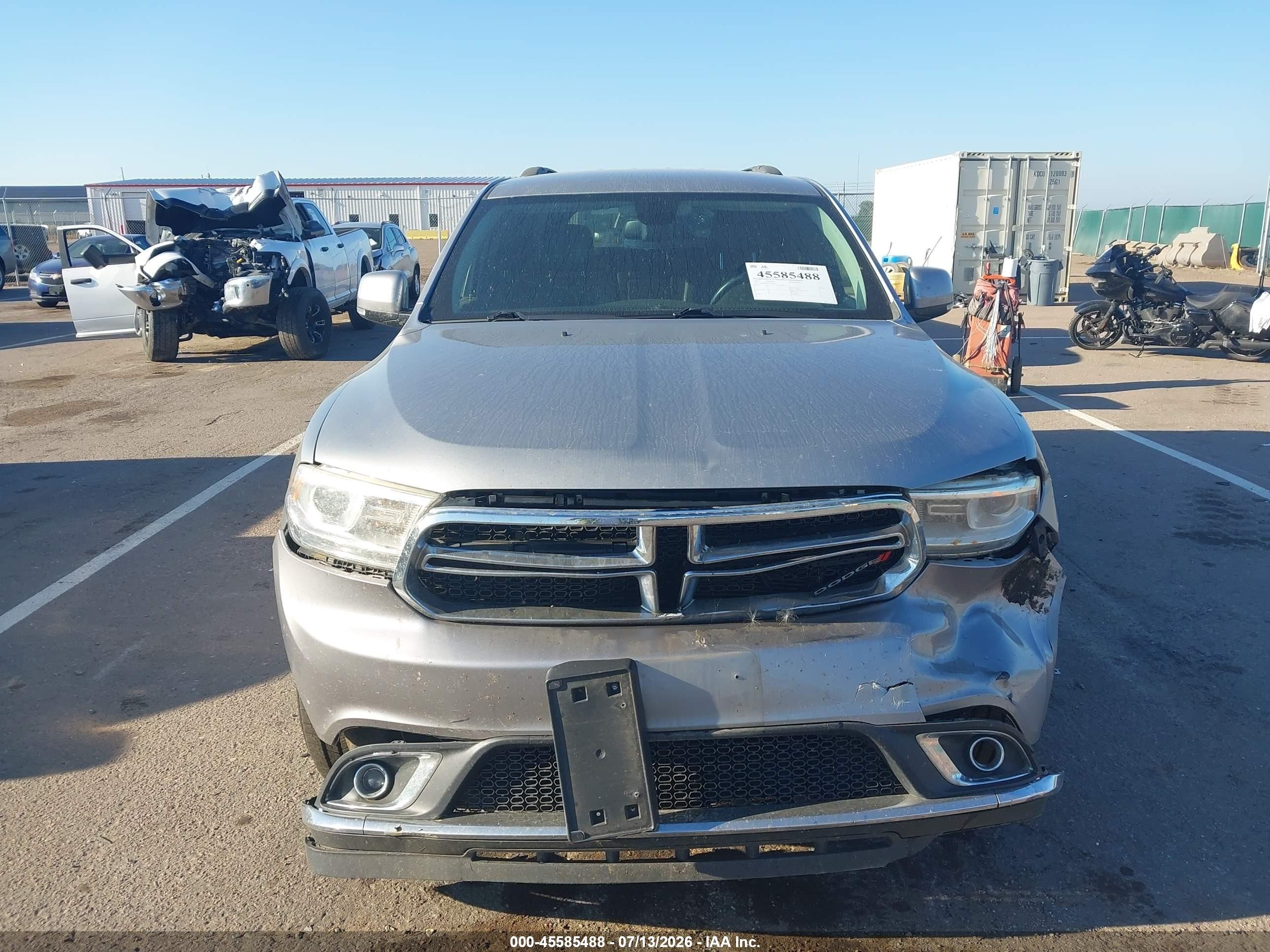 2014 Dodge Durango Limited Silver vin: 1C4RDJDG2EC481724