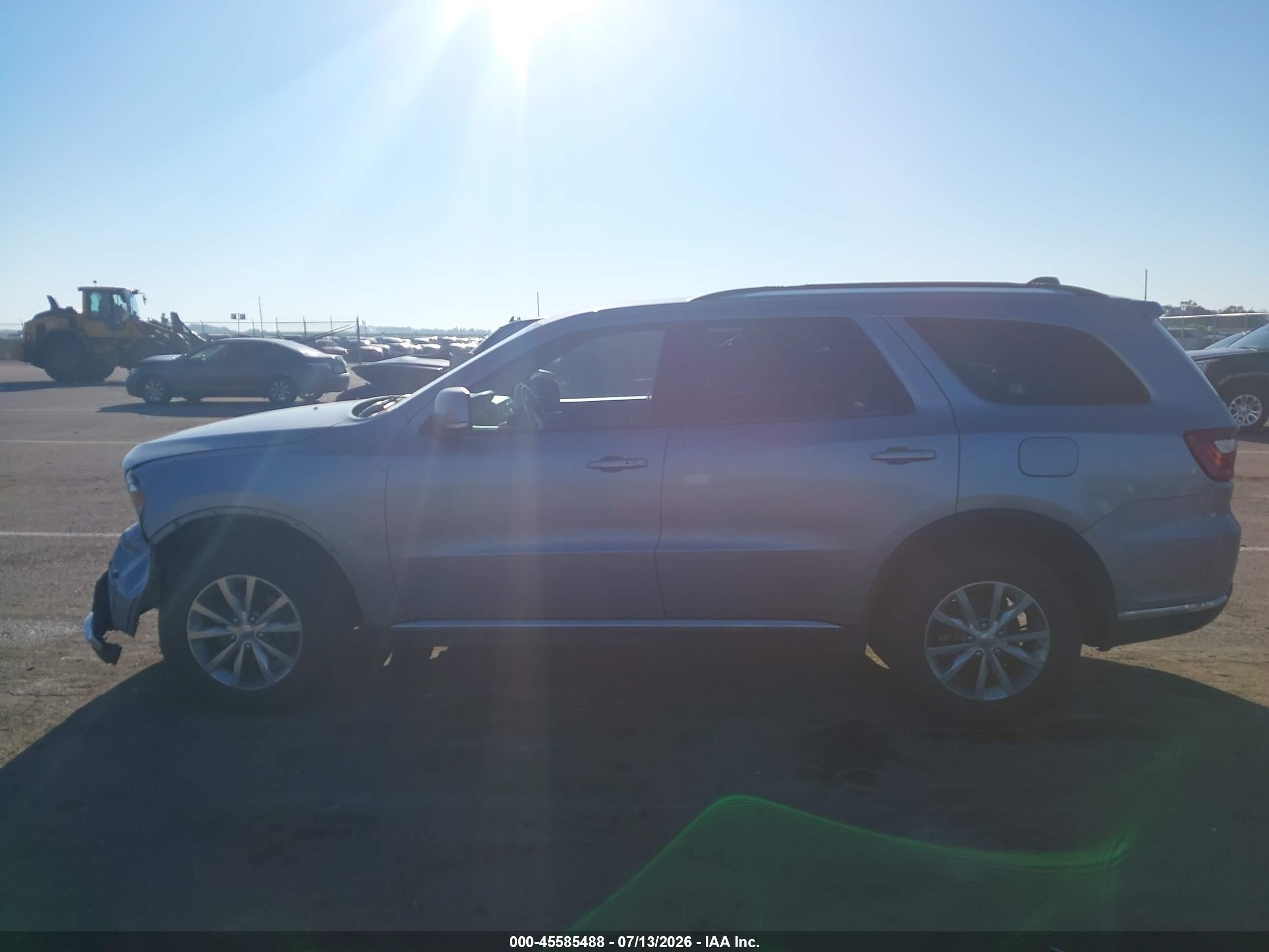 2014 Dodge Durango Limited Silver vin: 1C4RDJDG2EC481724