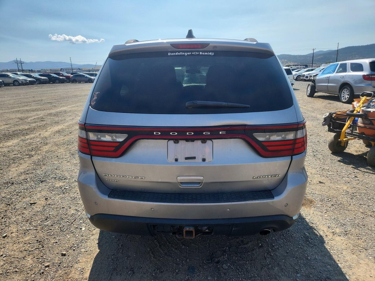 2014 Dodge Durango Limited Silver vin: 1C4RDJDG2EC508565
