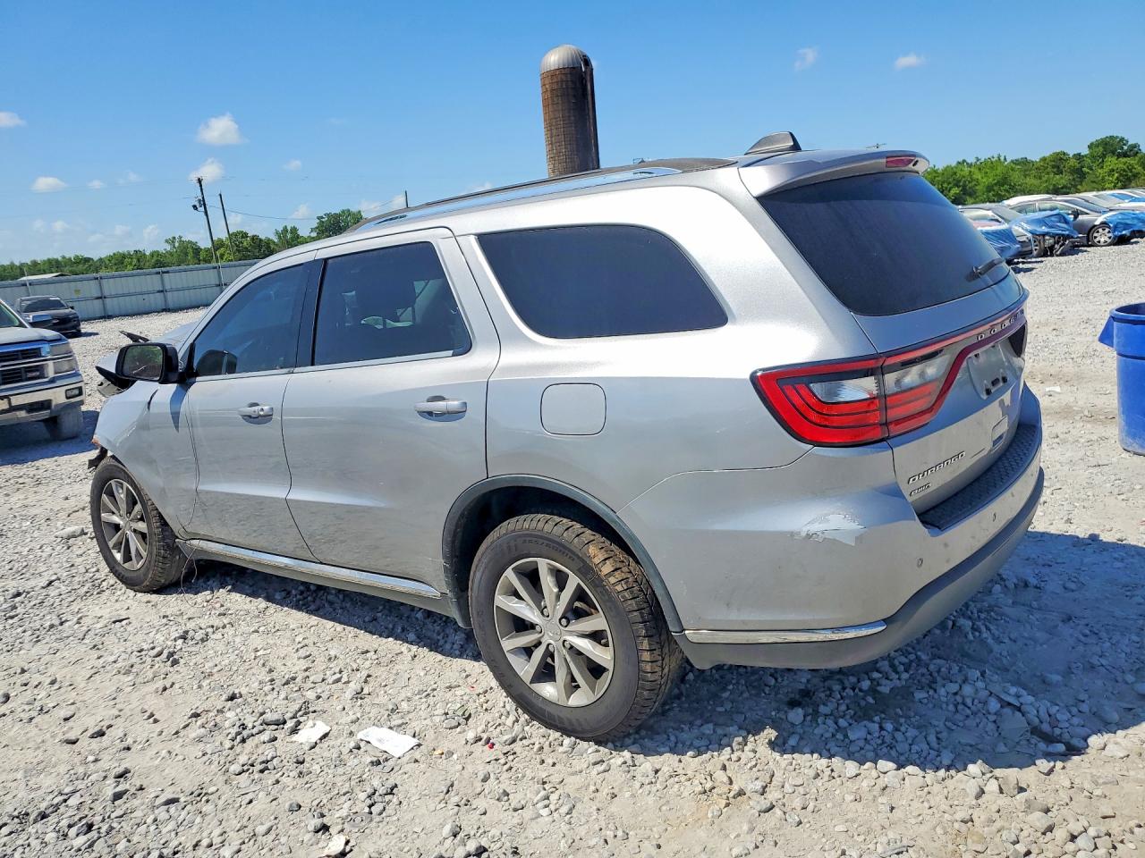 2014 Dodge Durango Silver vin: 1C4RDJDG2EC563386