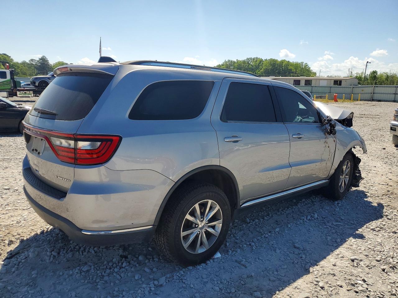 2014 Dodge Durango Silver vin: 1C4RDJDG2EC563386