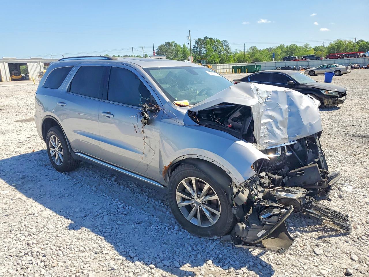 2014 Dodge Durango Silver vin: 1C4RDJDG2EC563386