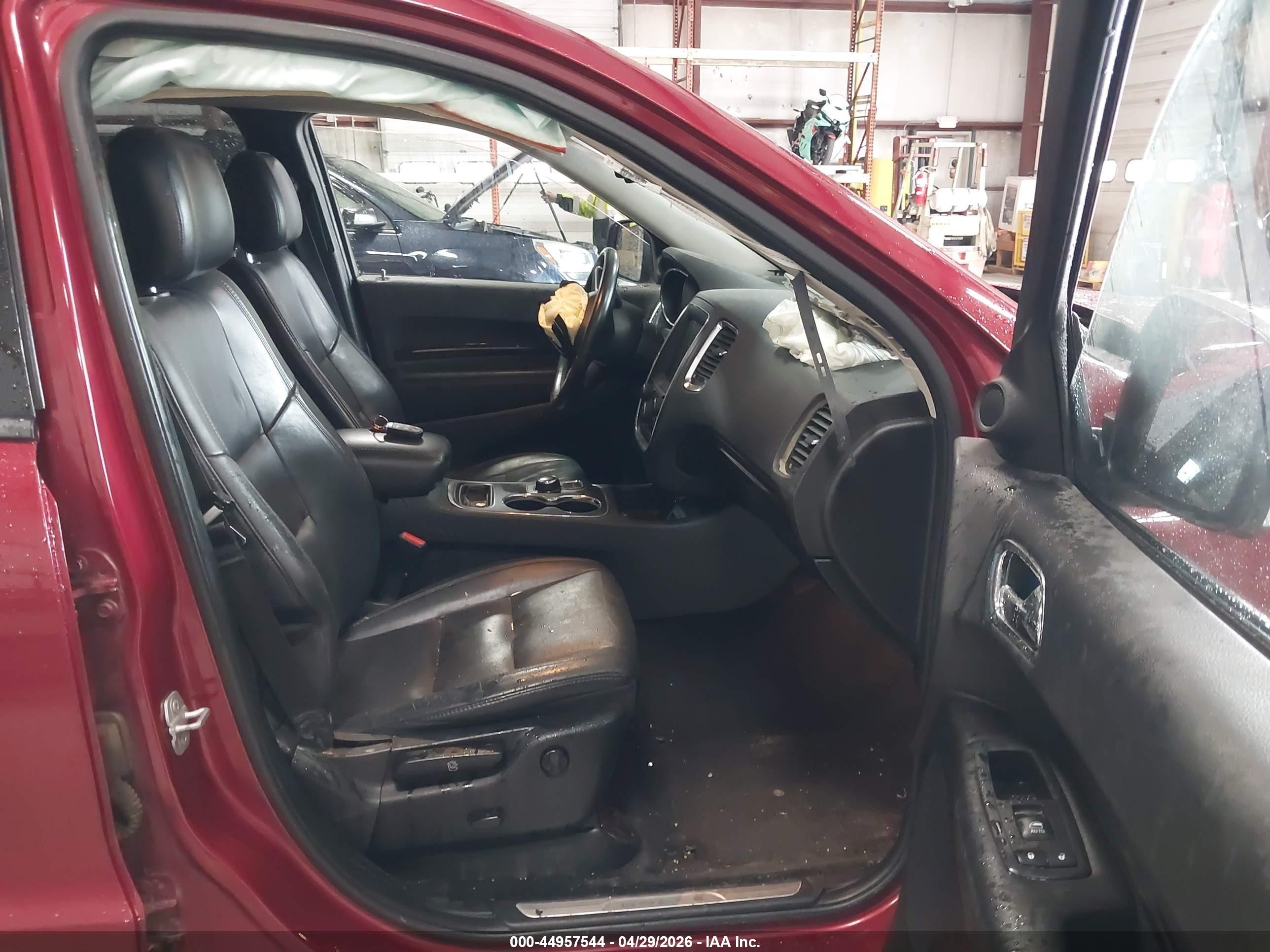 2014 Dodge Durango Limited Burgundy vin: 1C4RDJDG2EC592807
