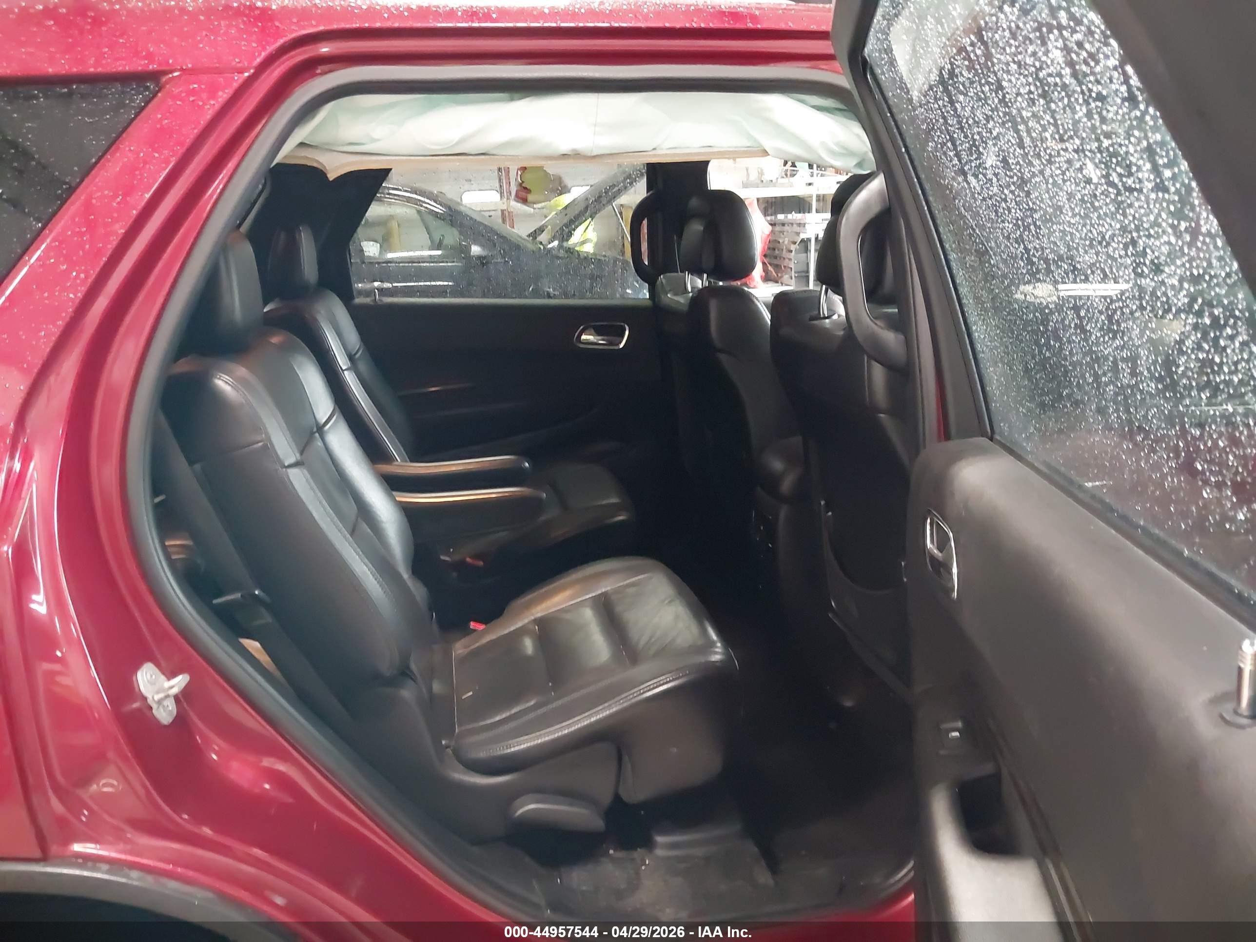 2014 Dodge Durango Limited Burgundy vin: 1C4RDJDG2EC592807