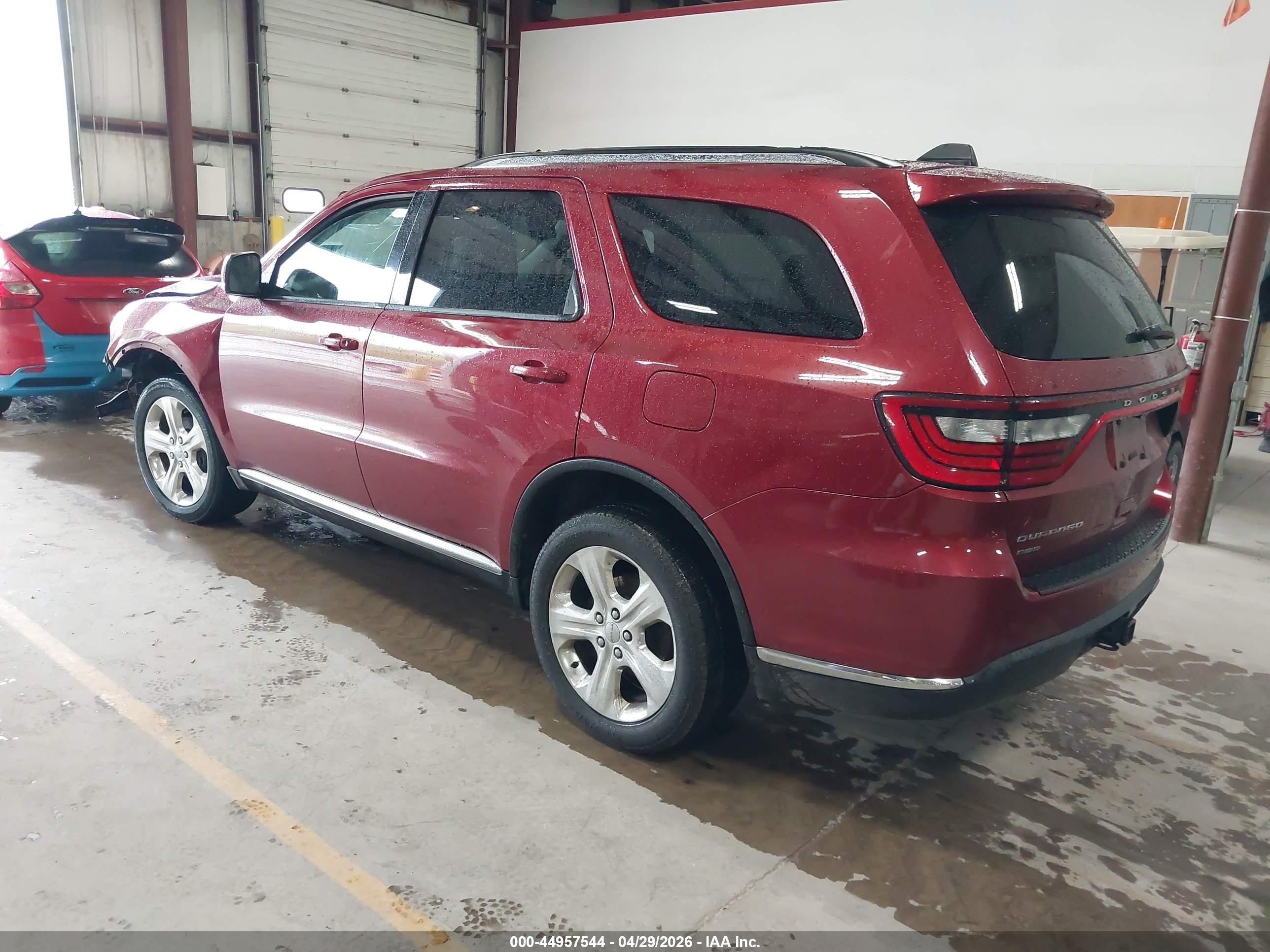 2014 Dodge Durango Limited Burgundy vin: 1C4RDJDG2EC592807