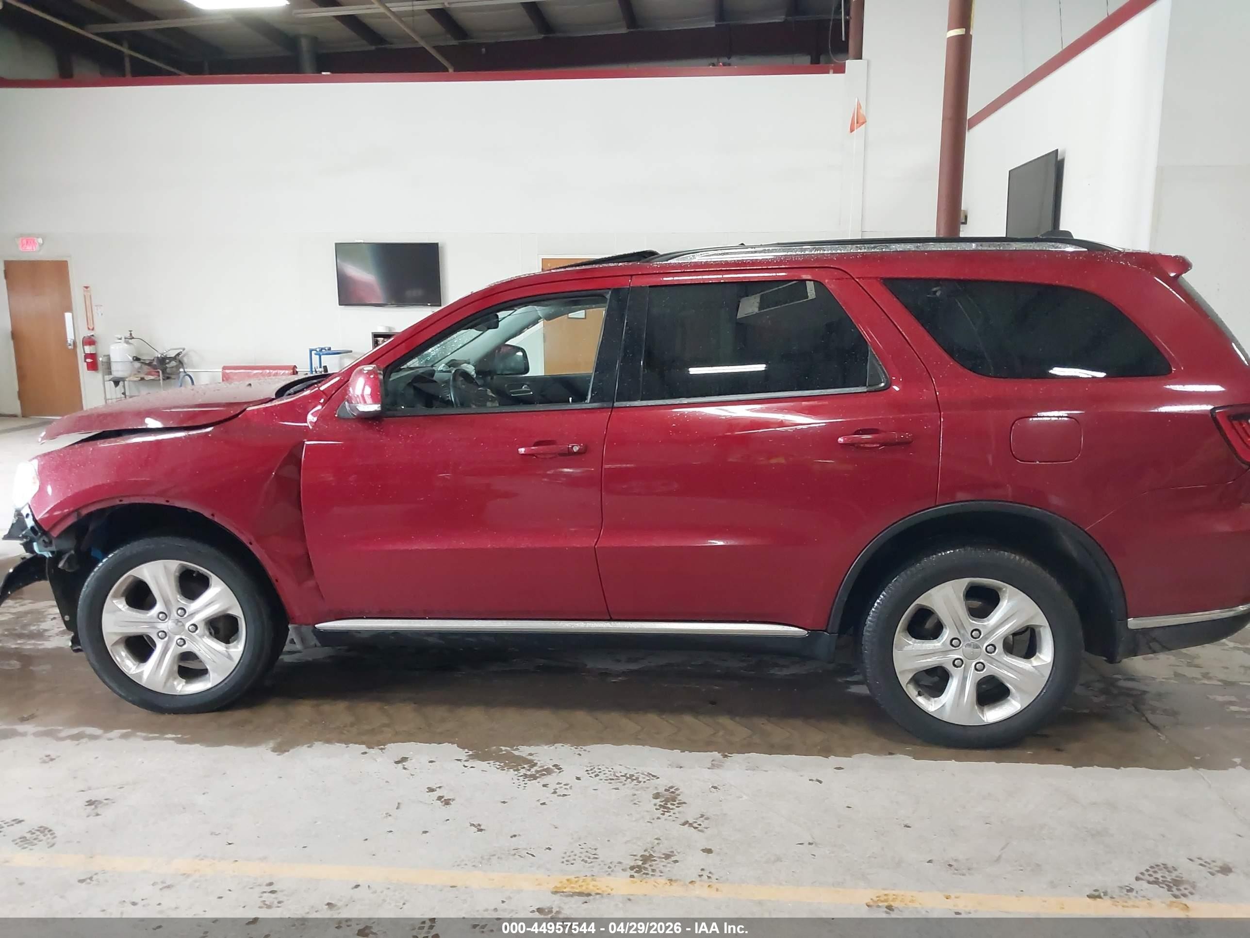 2014 Dodge Durango Limited Burgundy vin: 1C4RDJDG2EC592807