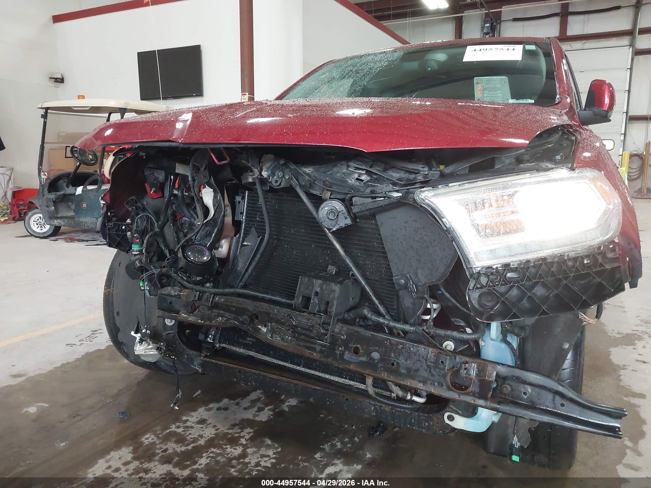 2014 Dodge Durango Limited Burgundy vin: 1C4RDJDG2EC592807