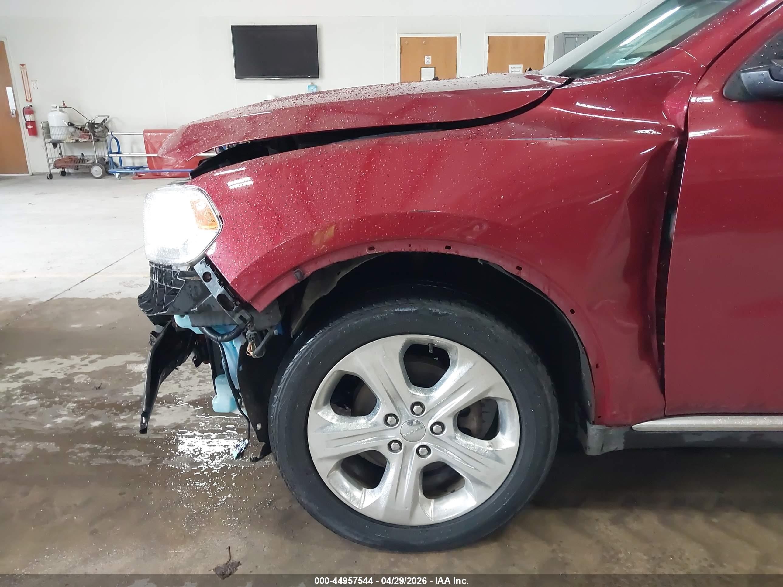 2014 Dodge Durango Limited Burgundy vin: 1C4RDJDG2EC592807
