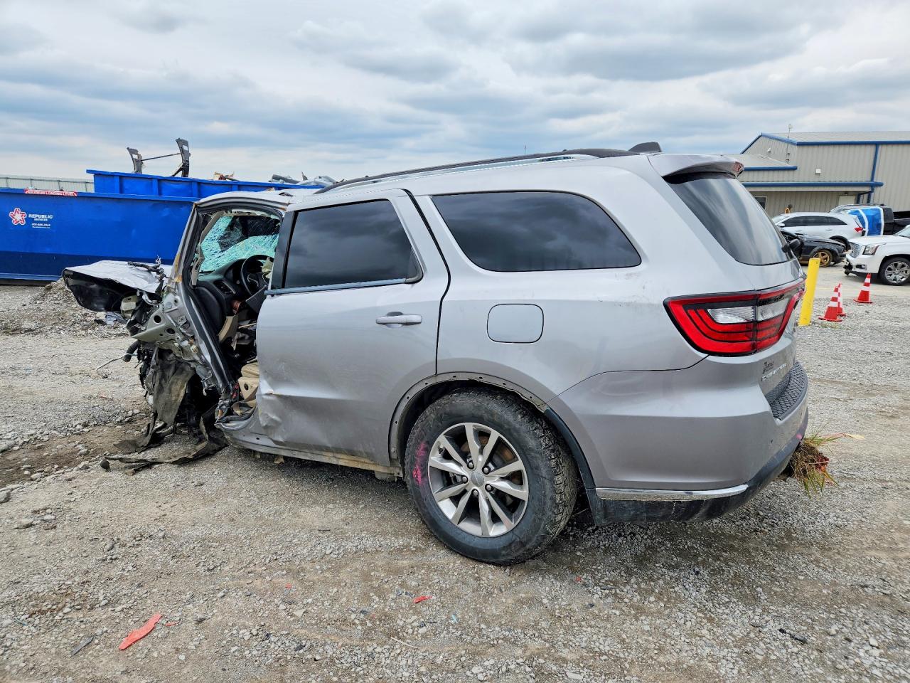 2014 Dodge Durango Limited Серебряный vin: 1C4RDJDG2EC596078