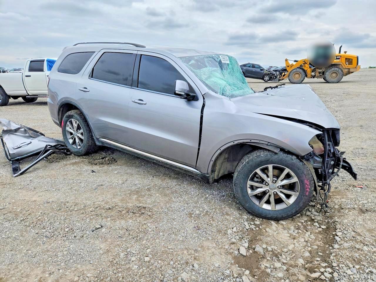 2014 Dodge Durango Limited Серебряный vin: 1C4RDJDG2EC596078