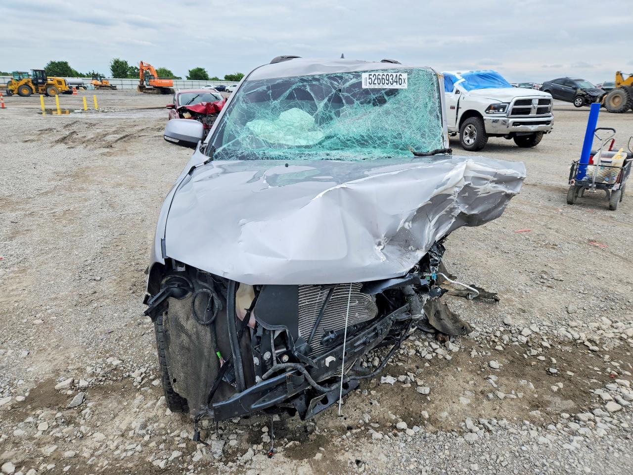 2014 Dodge Durango Limited Серебряный vin: 1C4RDJDG2EC596078