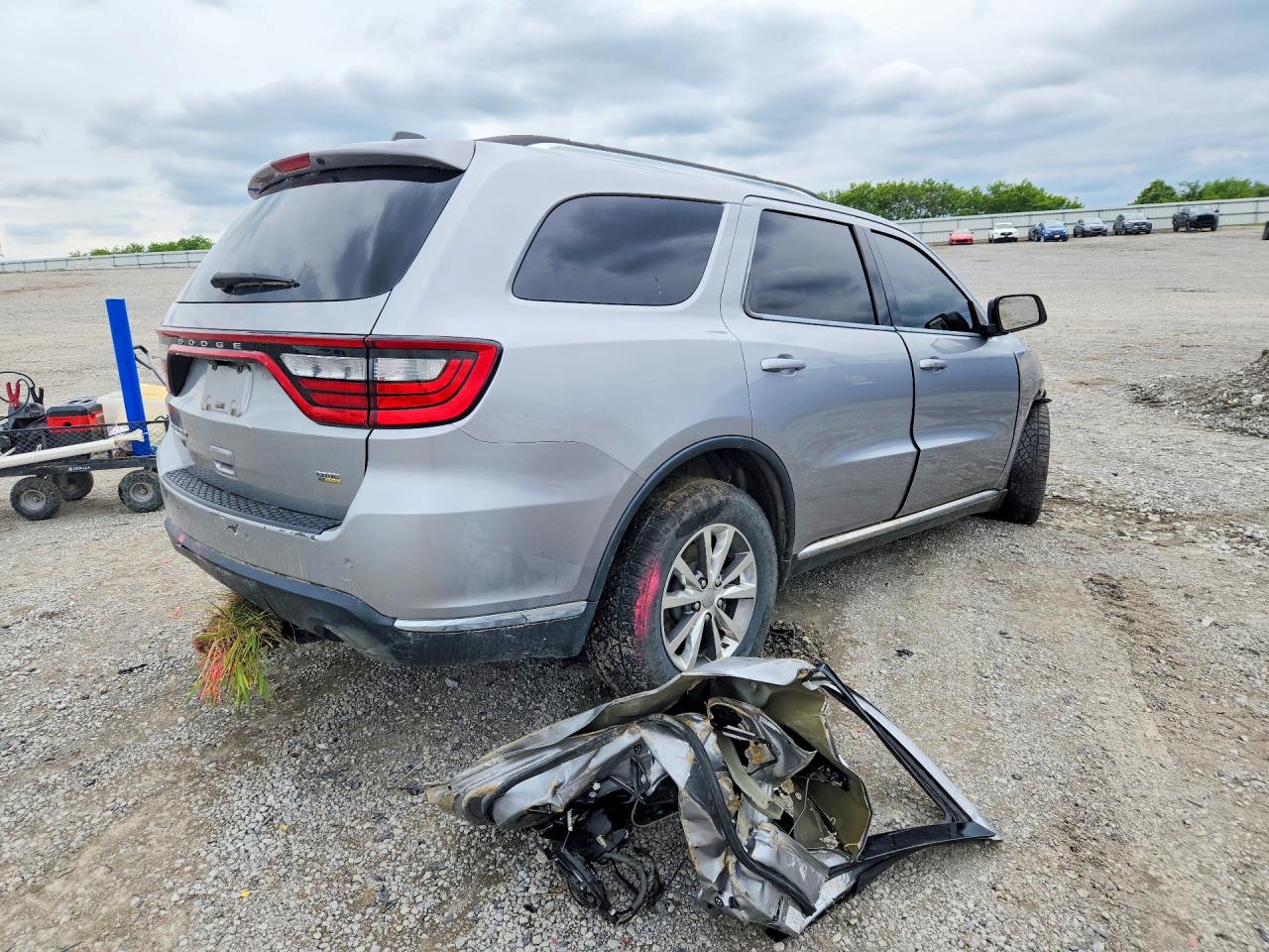 2014 Dodge Durango Limited Серебряный vin: 1C4RDJDG2EC596078